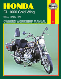 Honda GL1000 Gold Wing (1975-1979) Haynes Repair Manual Printed Book Front Cover