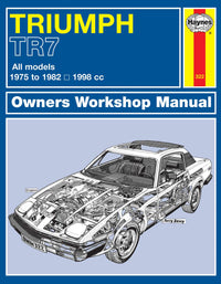 Triumph TR7 (1975-1982) Haynes Repair Manual Printed Book Front Cover
