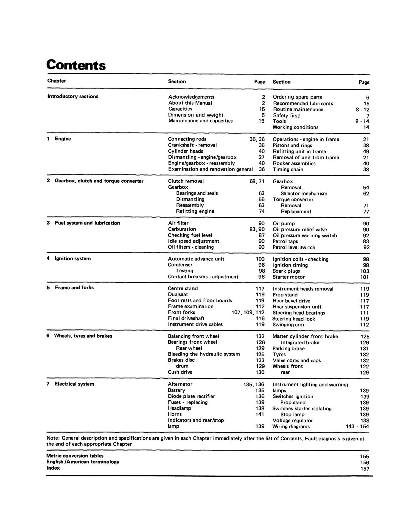 Moto Guzzi 750, 850 & 1000 V-Twins (1974-1978) Haynes Repair Manual