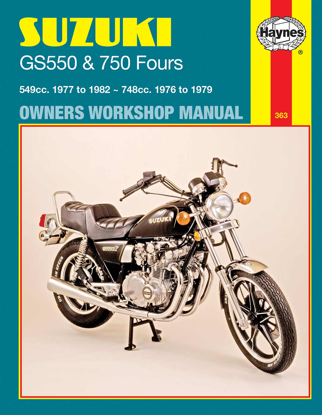 Suzuki GS550 (1977-1982) & GS750 Fours (1976-1979) Haynes Repair Manual