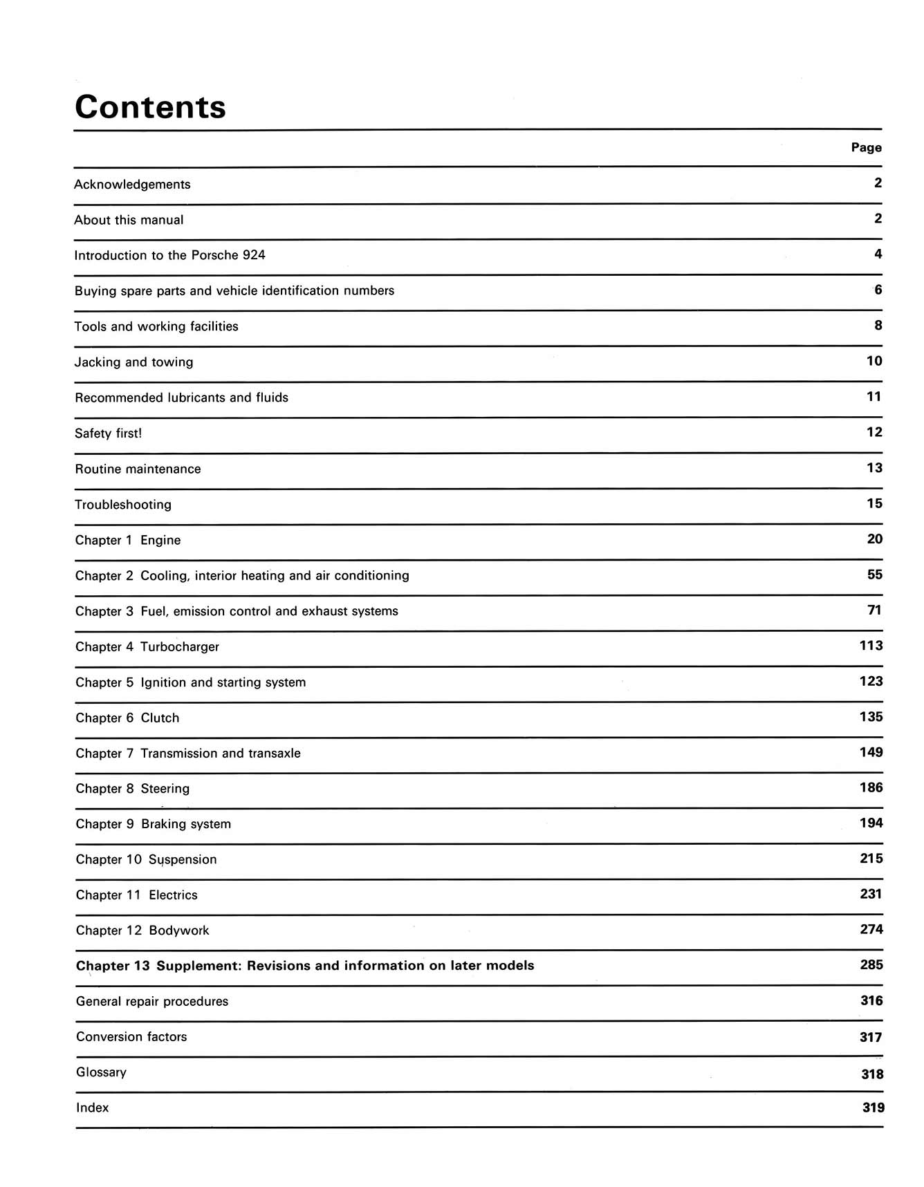 Porsche 924 & 924 Turbo (1976-1985) Haynes Repair Manual