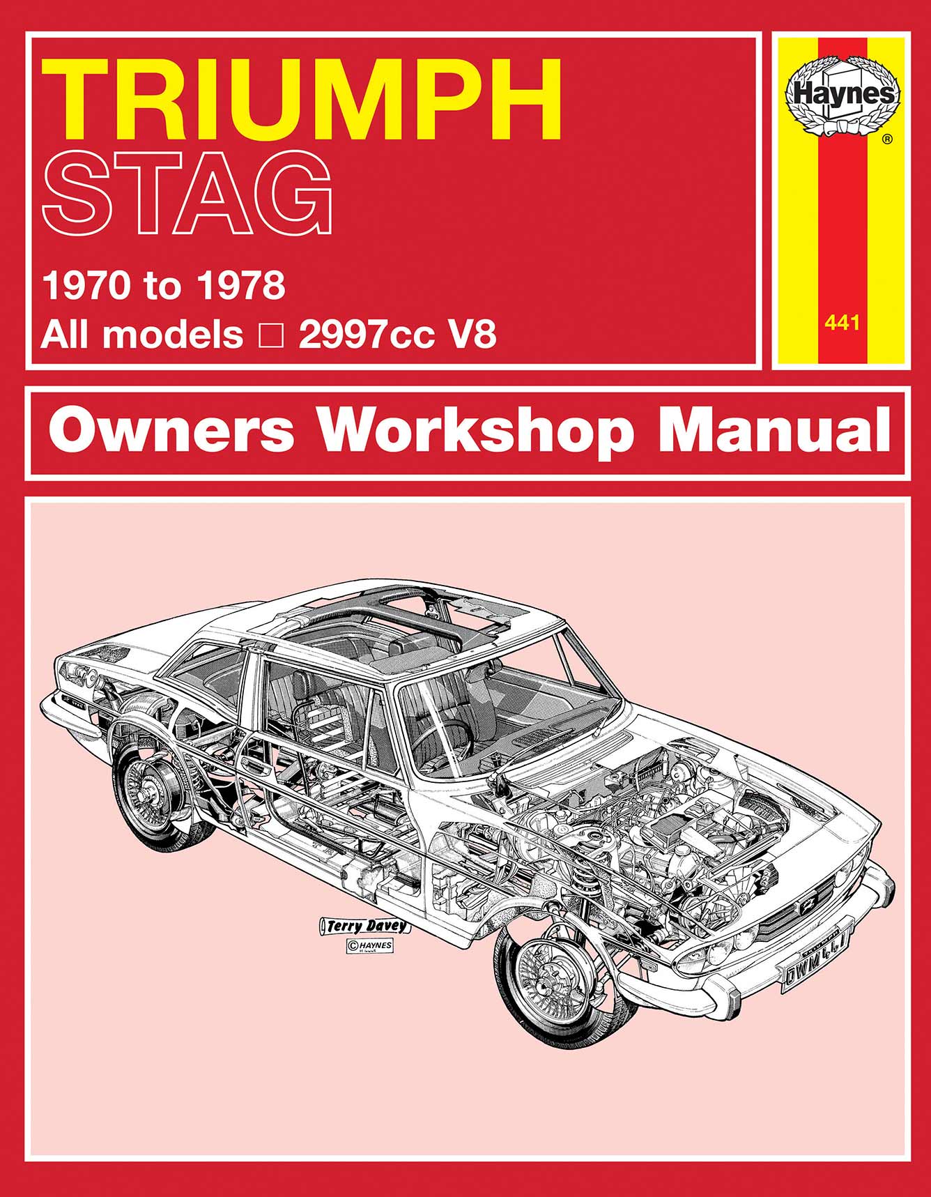 Triumph Stag (1970-1978) Haynes Repair Manual Printed Book Front Cover