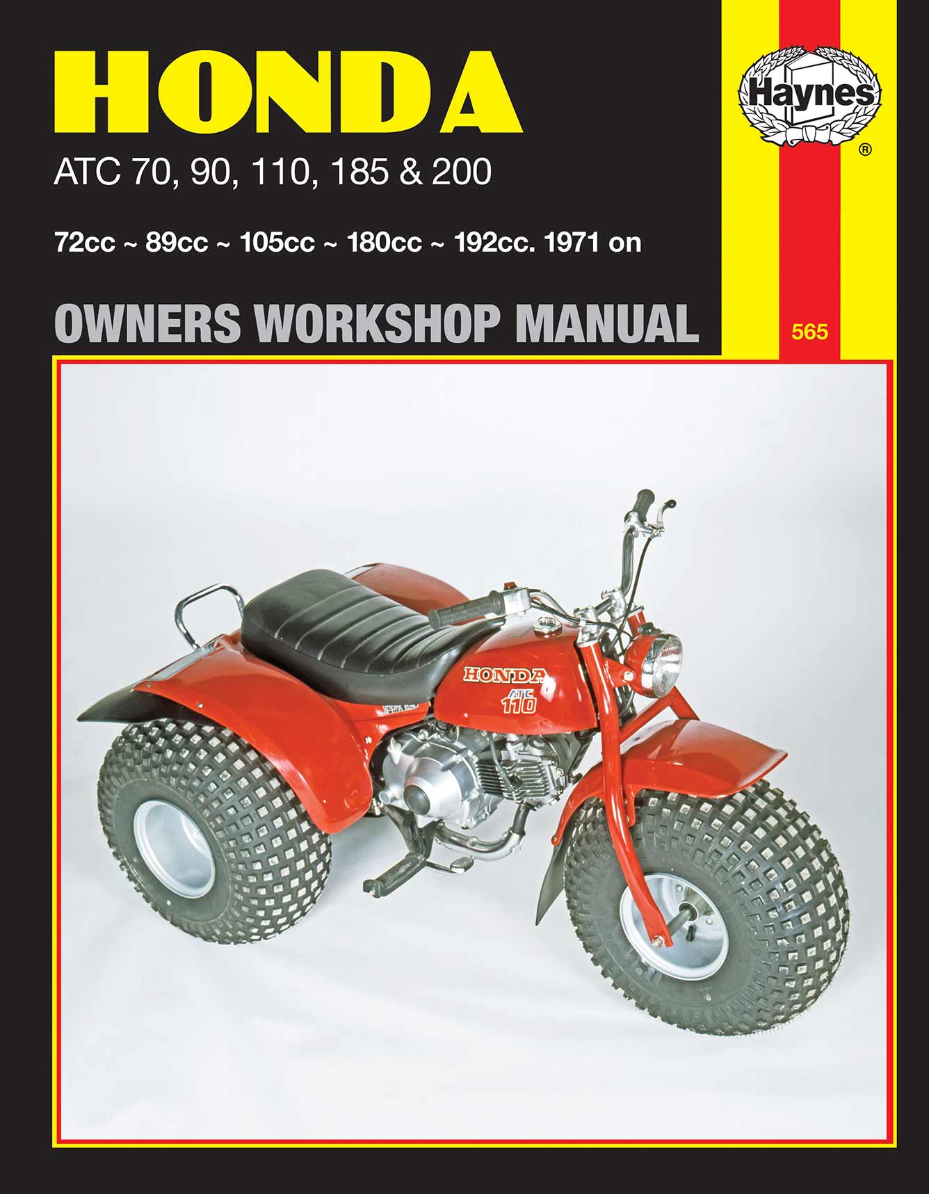 Honda ATC70, 90, 110, 185 & 200 (1971-1985) Haynes Repair Manual