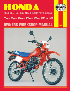 DIY Maintenance & Repair Manuals for Honda XR80R Motorcycles