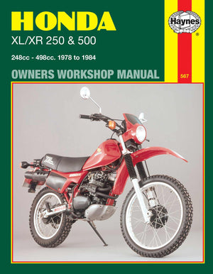 DIY Maintenance & Repair Manuals for Honda XL250 Motorcycles