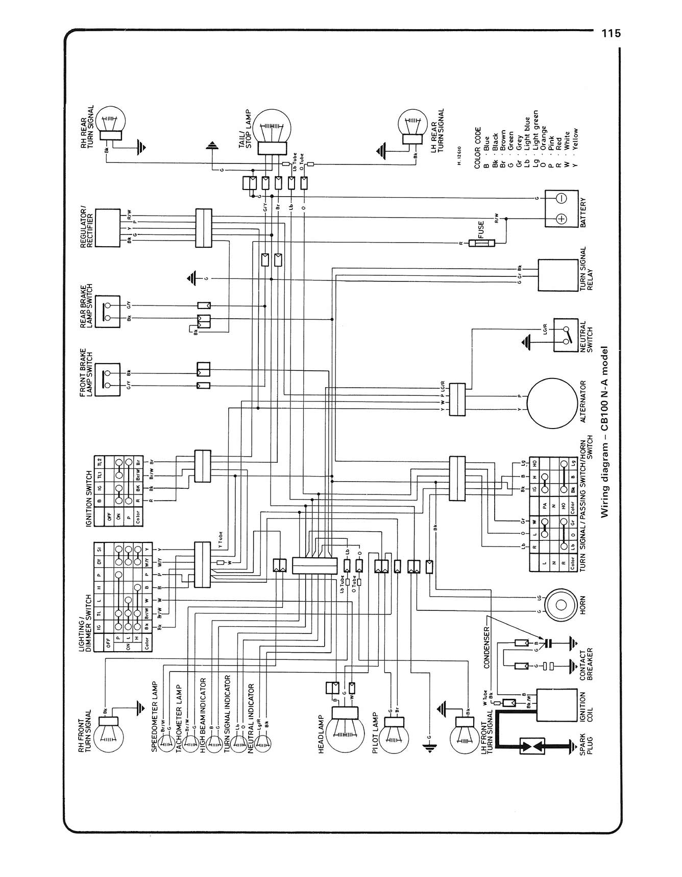 Honda CB100N & CB125N (1978-1982) Haynes Repair Manual