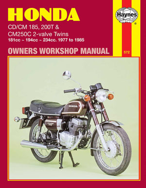 DIY Maintenance & Repair Manuals for Honda CM185 Custom Motorcycles
