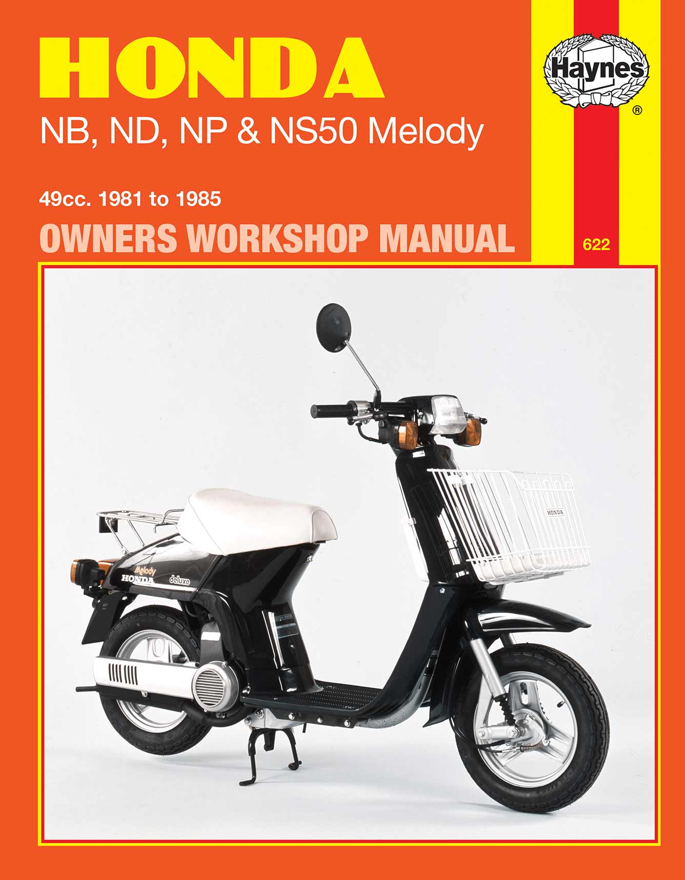 Honda NB, ND, NP & NS50 Melody (1981-1985) Haynes Repair Manual Printed Book Front Cover