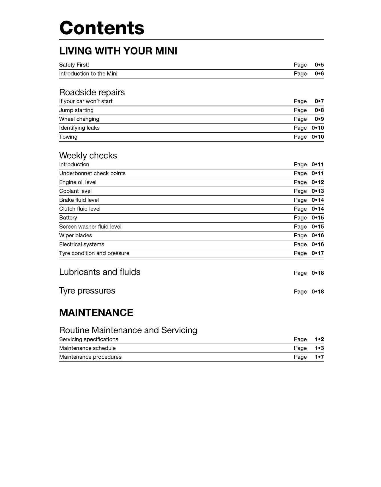 Mini (1969-2001) Haynes Repair Manual