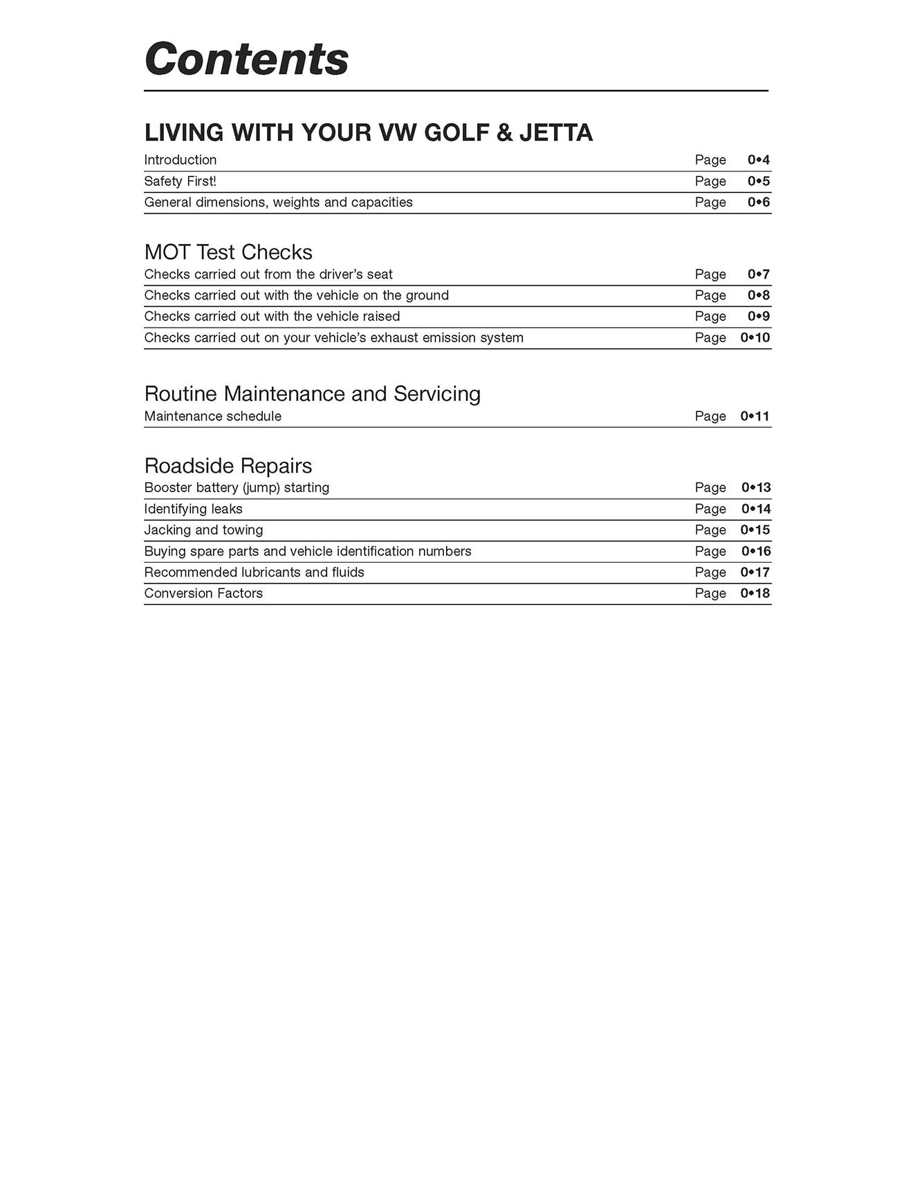 Volkswagen Golf & Jetta Mk 1 Petrol 1.1 & 1.3 (1974-1984) Haynes Repair Manual
