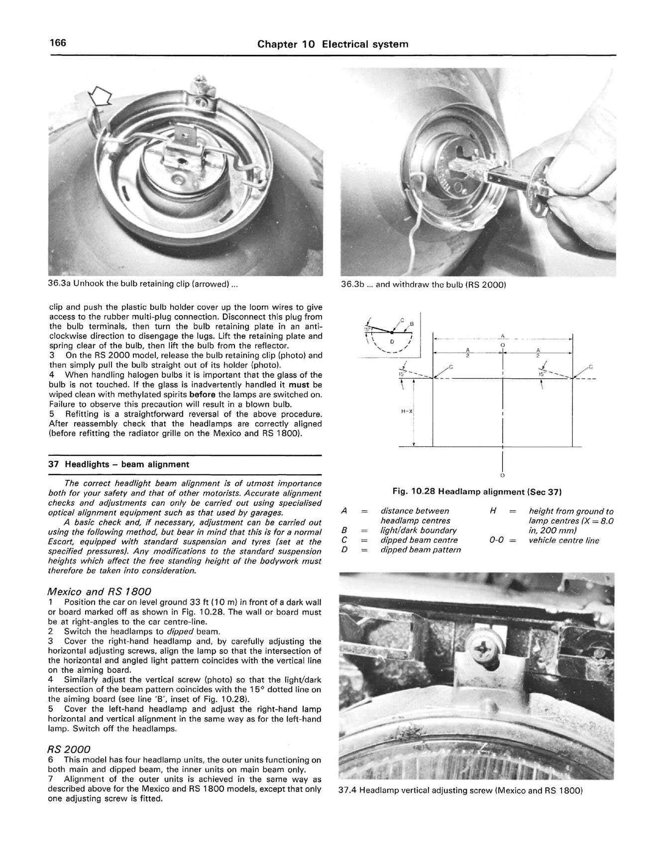 Ford Escort Mk II Mexico, RS 1800 & RS 2000 (1975-1980) Haynes Repair Manual