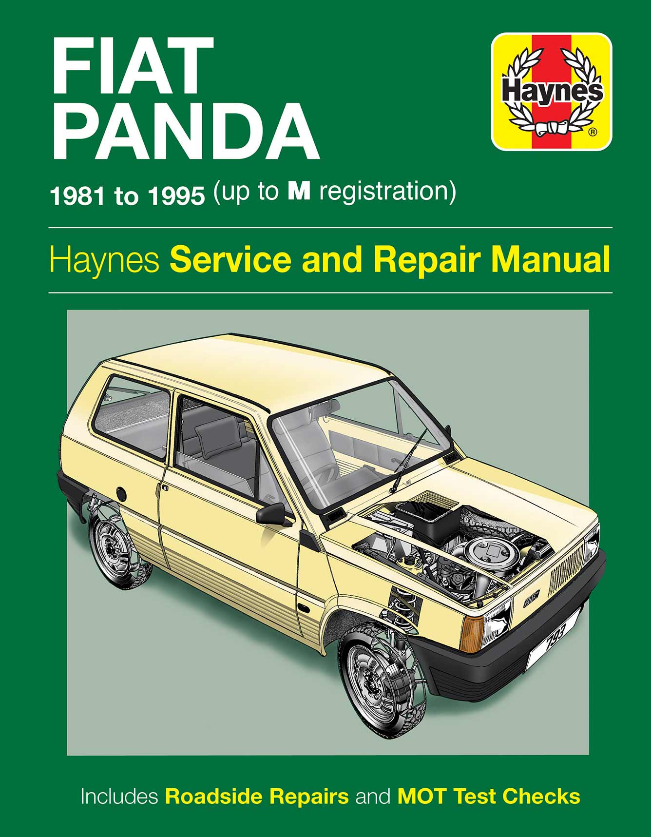 Fiat Panda (1981-1995) Haynes Repair Manual Printed Book Front Cover