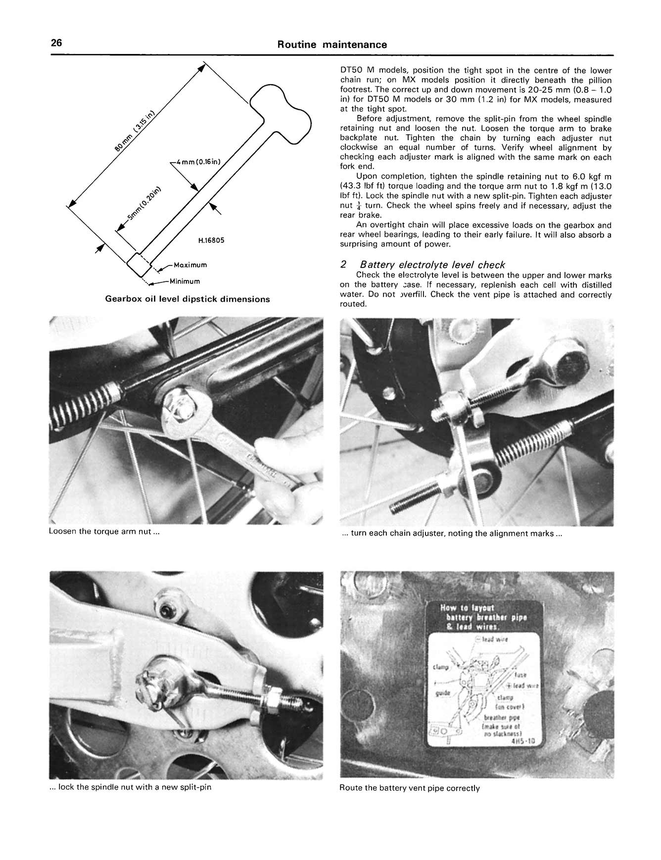 Yamaha DT50 & 80 Trail Bikes (1978-1995) Haynes Repair Manual