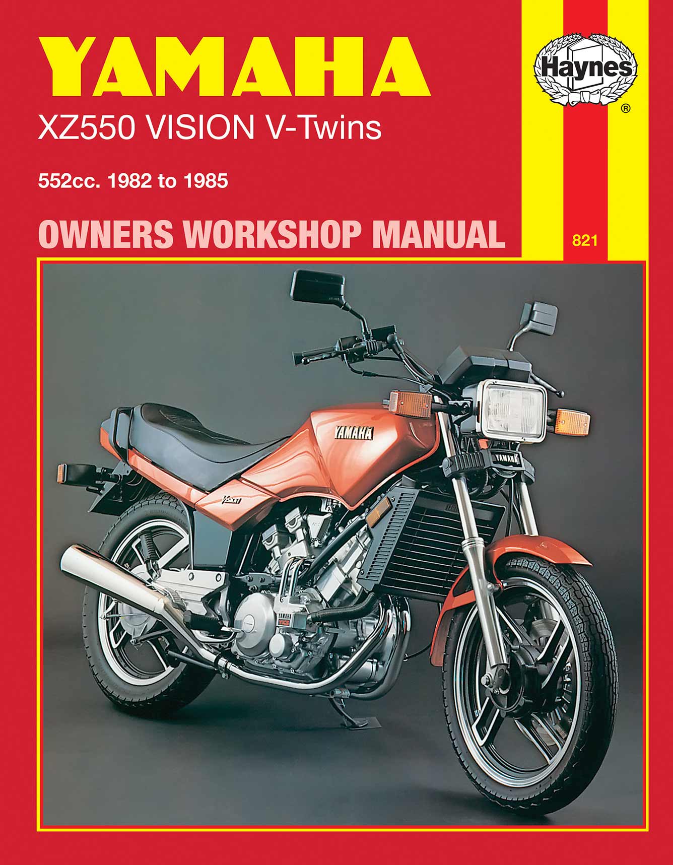 Yamaha XZ550 Vision V-Twins (1982-1985) Haynes Repair Manual Printed Book Front Cover