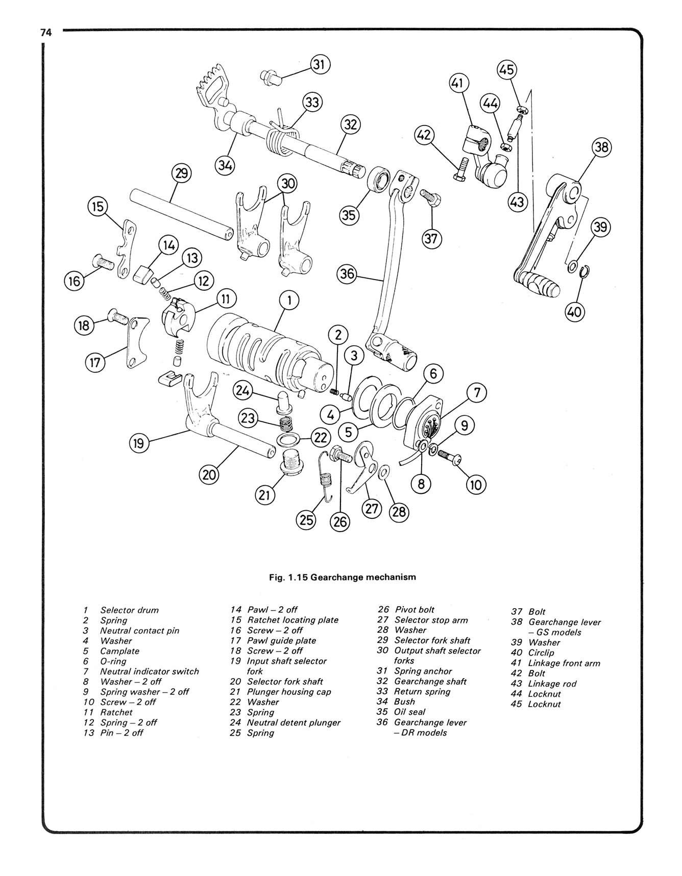Suzuki GS, GN, GZ & DR125 Singles (1982-2005) Haynes Repair Manual