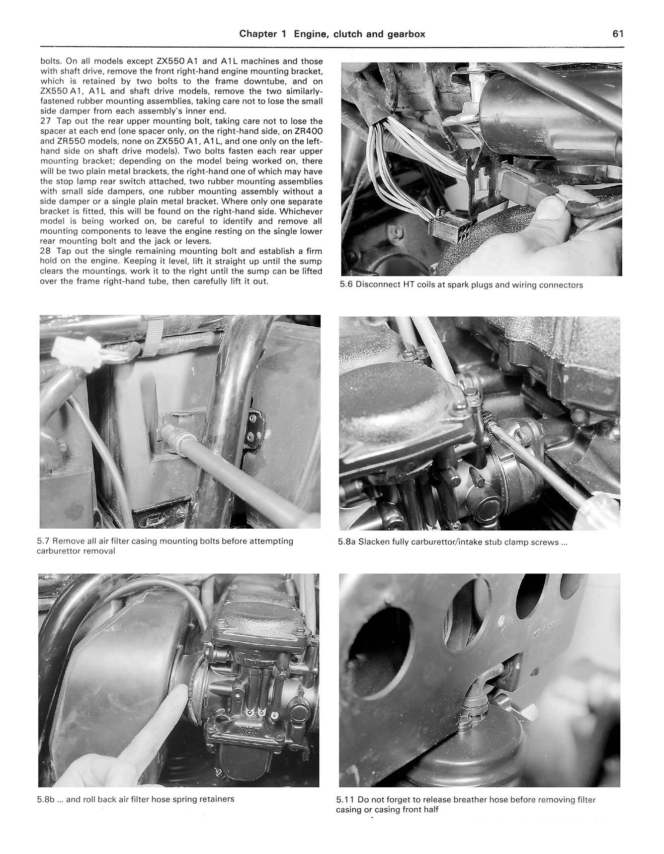 Kawasaki 400, 500 & 550 Fours (1979-1991) Haynes Repair Manual