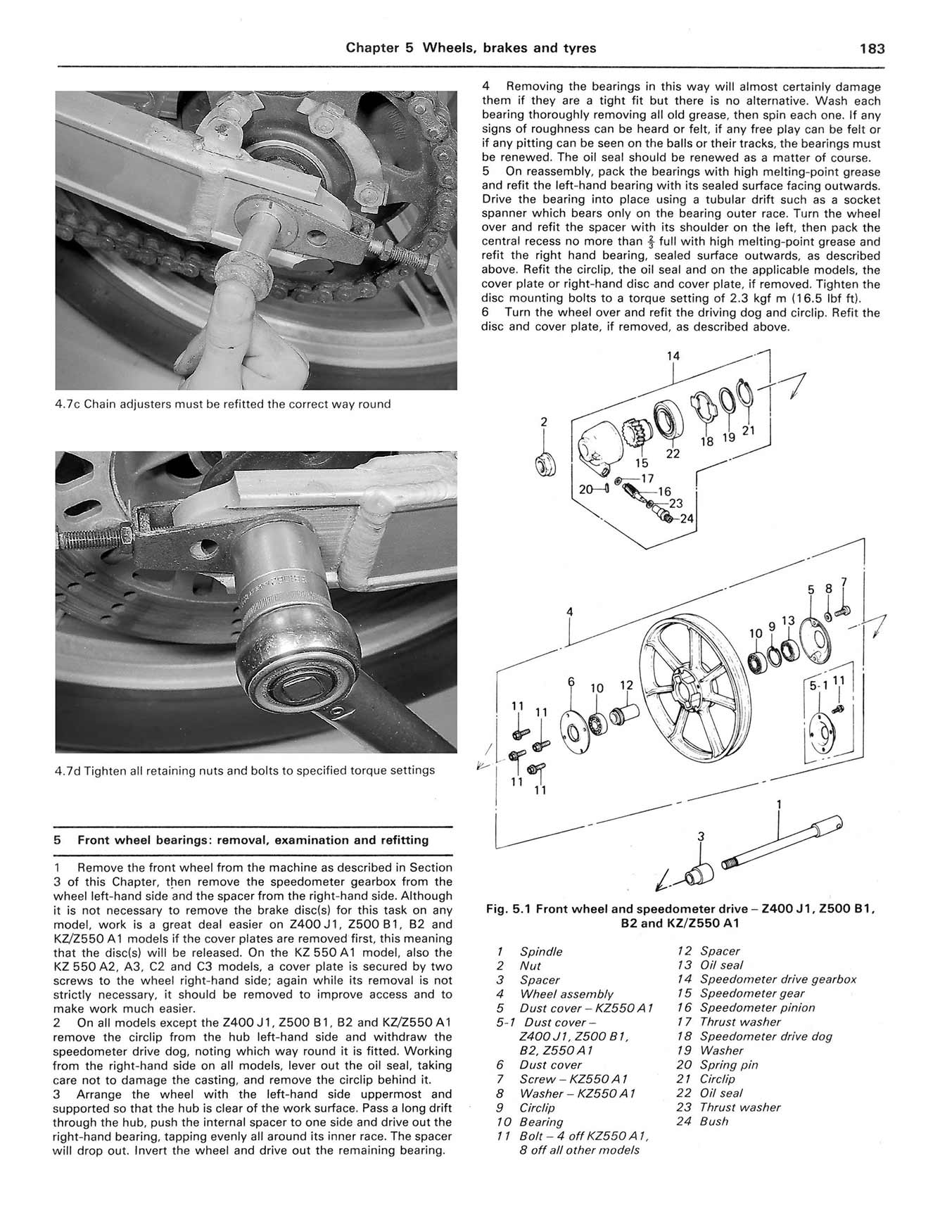 Kawasaki 400, 500 & 550 Fours (1979-1991) Haynes Repair Manual