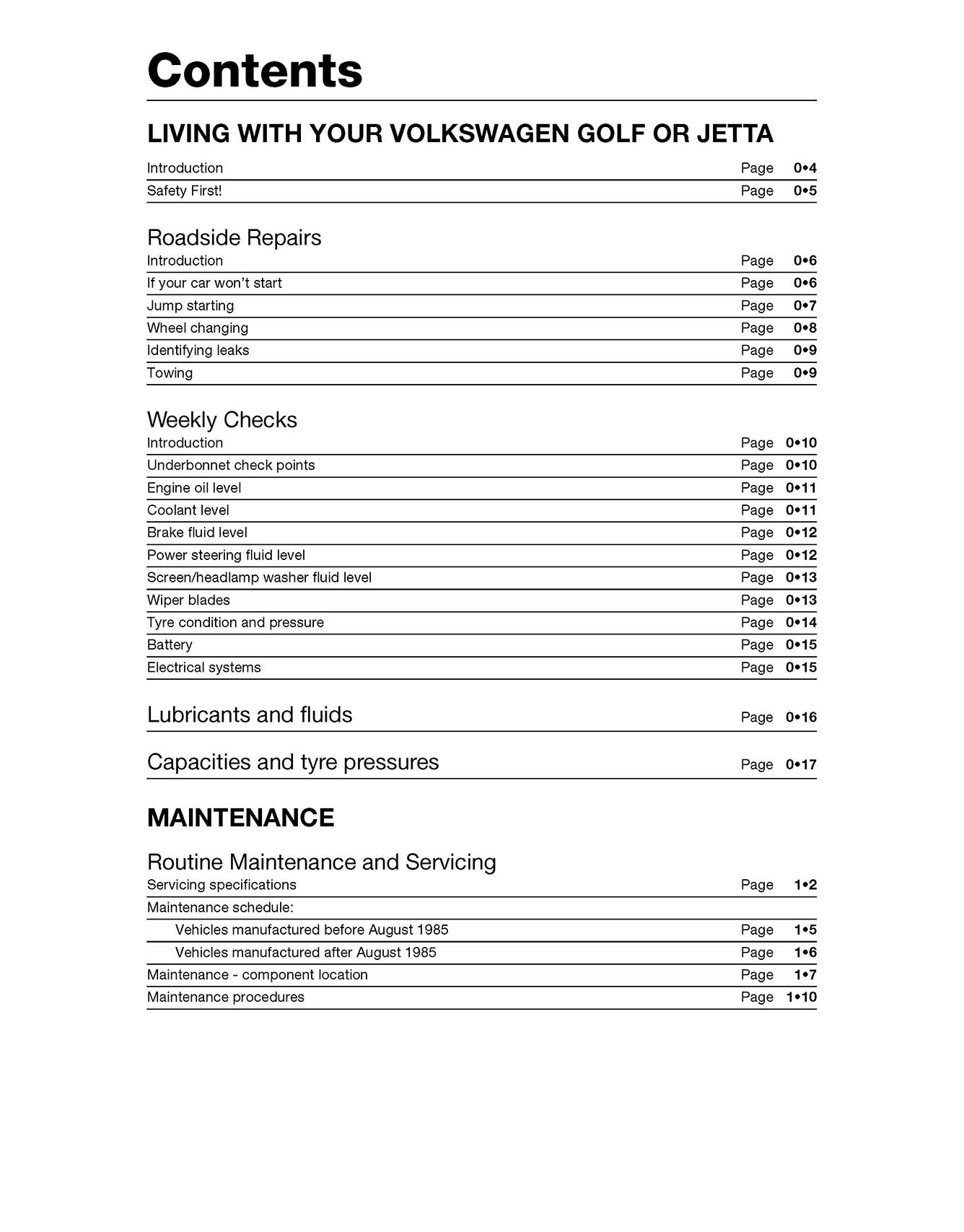 Volkswagen Golf & Jetta Mk 2 Petrol (Mar 1984-Feb 1992) Haynes Repair Manual