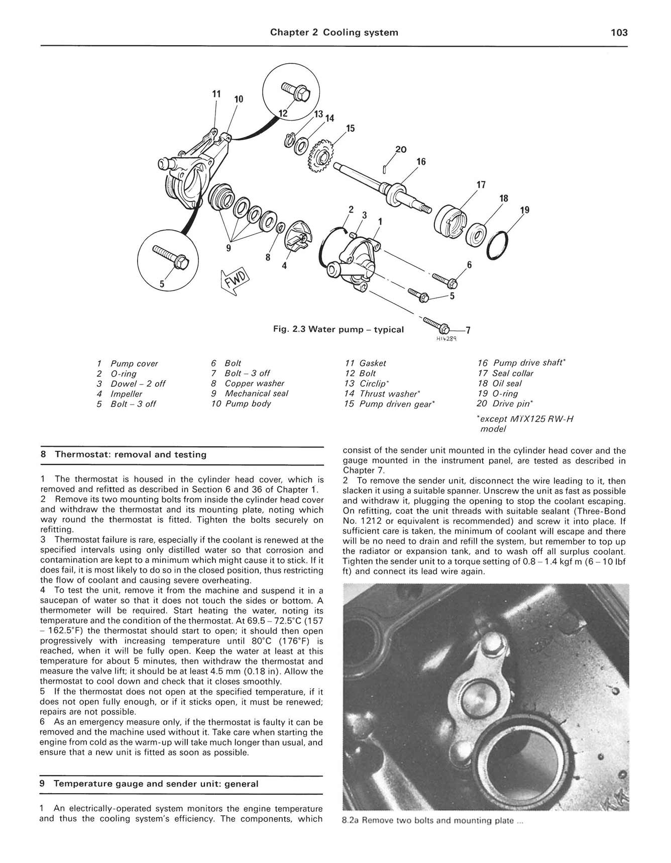 Honda MBX/MTX125 & MTX200 (1983-1993) Haynes Repair Manual