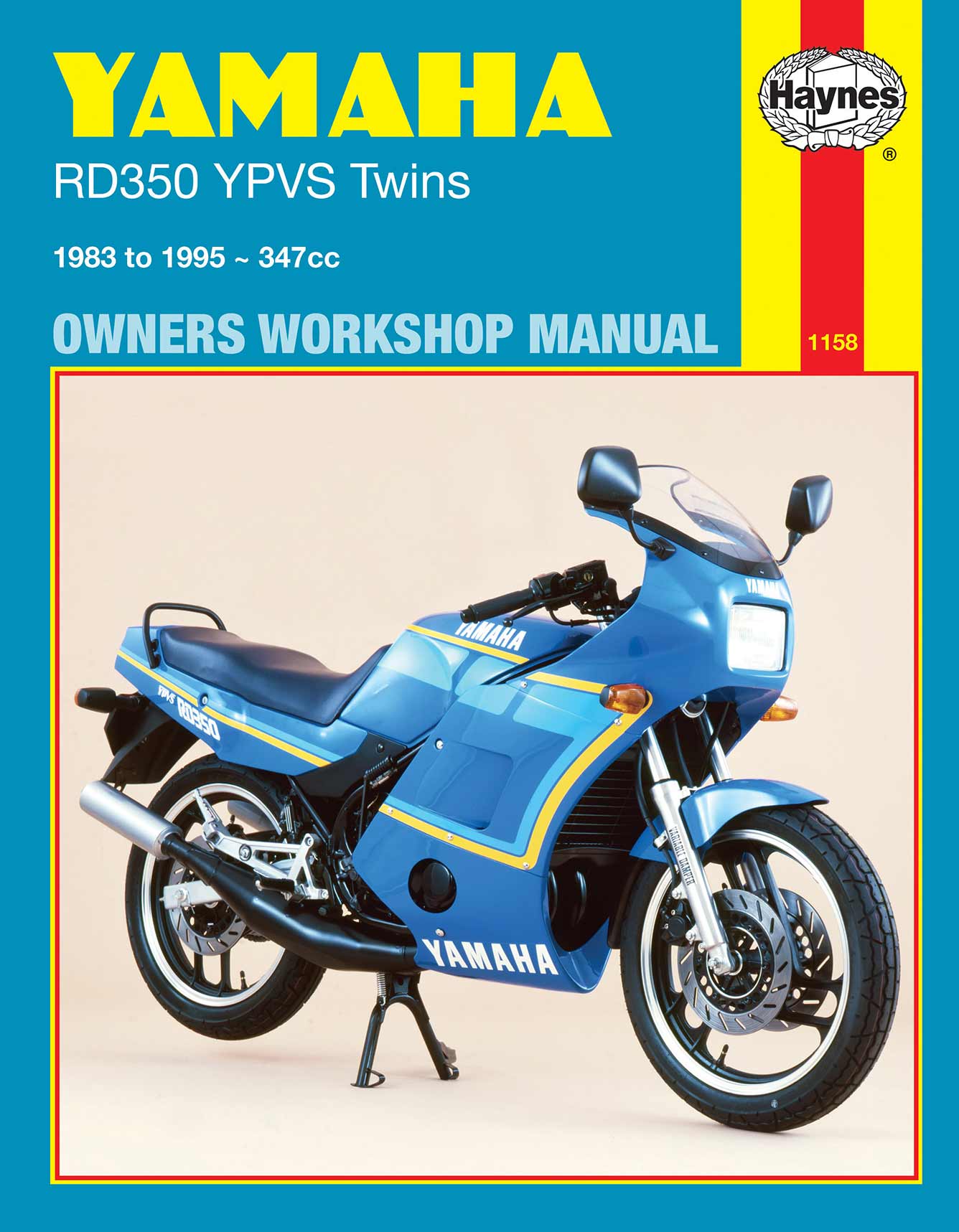Yamaha RD350 YPVS Twins (1983-1995) Haynes Repair Manual Printed Book Front Cover