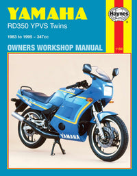 Yamaha RD350 YPVS Twins (1983-1995) Haynes Repair Manual Printed Book Front Cover
