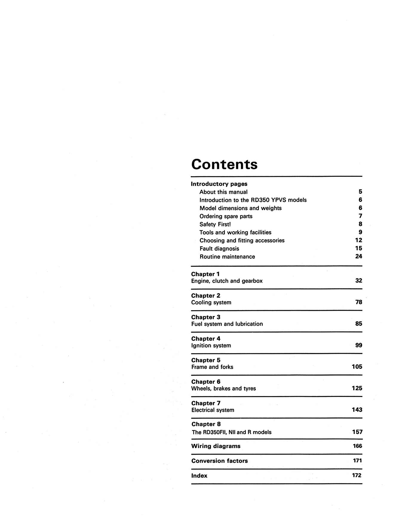 Yamaha RD350 YPVS Twins (1983-1995) Haynes Repair Manual