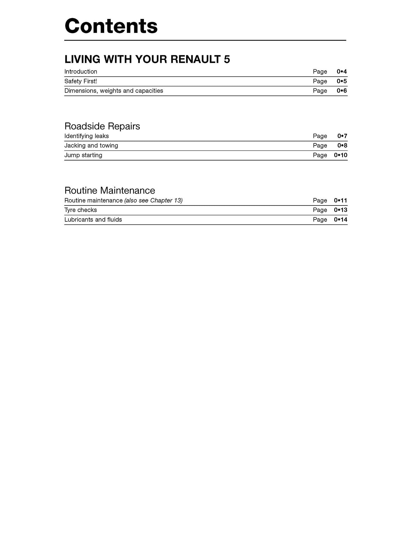 Renault 5 Petrol (Feb 1985-1996) Haynes Repair Manual