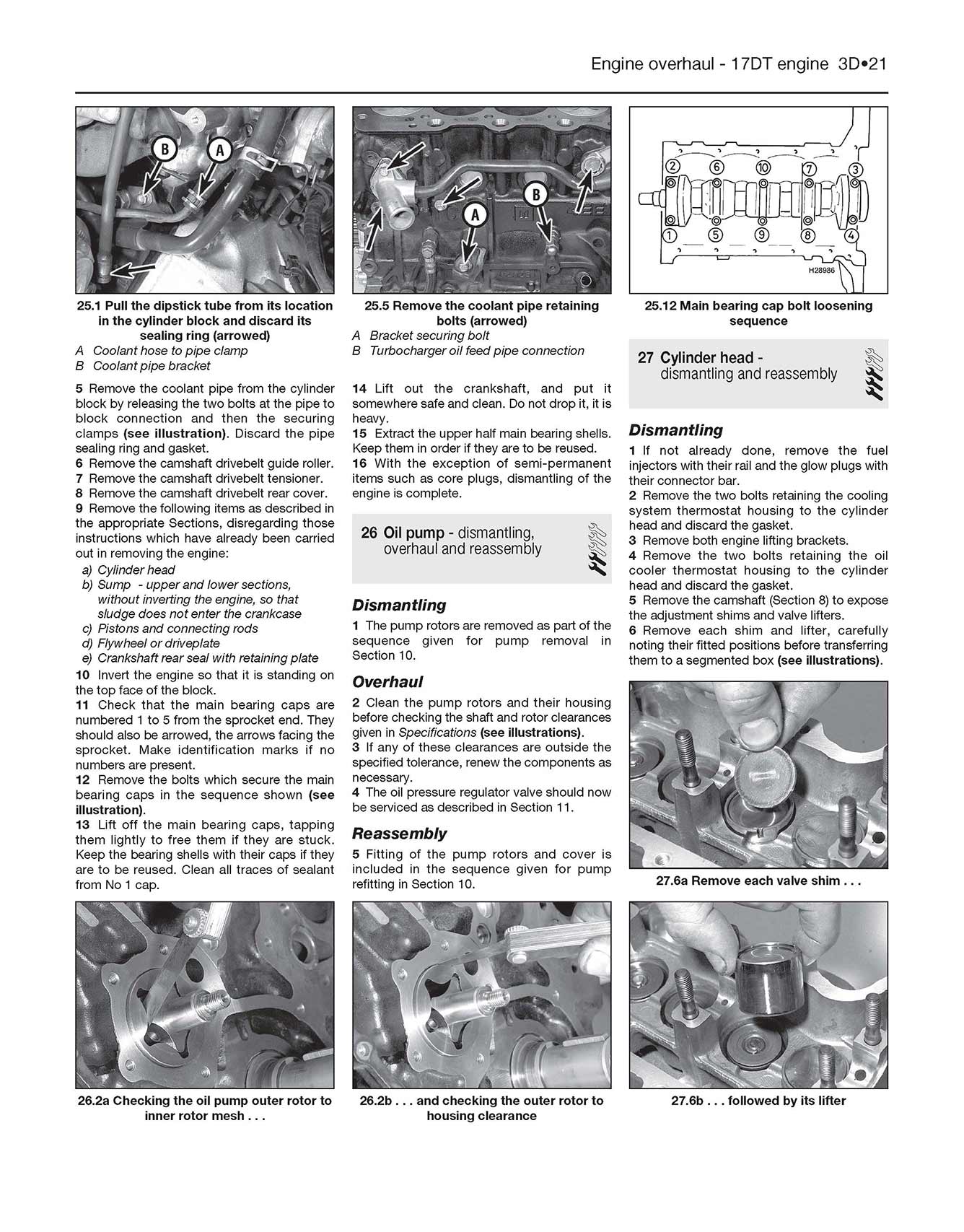Vauxhall/Opel 1.5, 1.6 & 1.7 litre Diesel Engine (1982-1996) Haynes Repair Manual