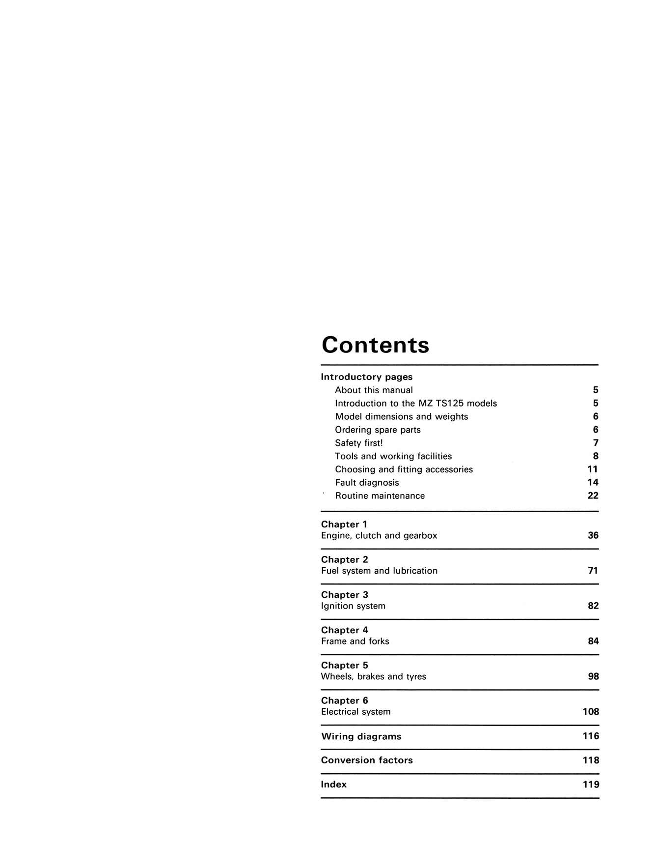 MZ TS125 Haynes Repair Manual (1976-1986) Haynes Repair Manual