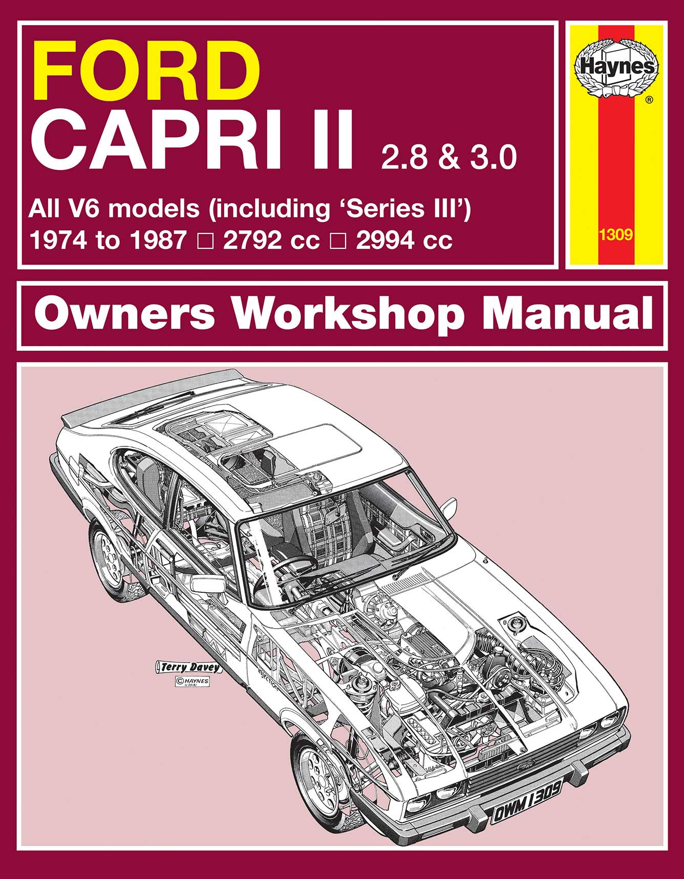 Ford Capri II (and III) 2.8 & 3.0 V6 (1974-1987) Haynes Repair Manual