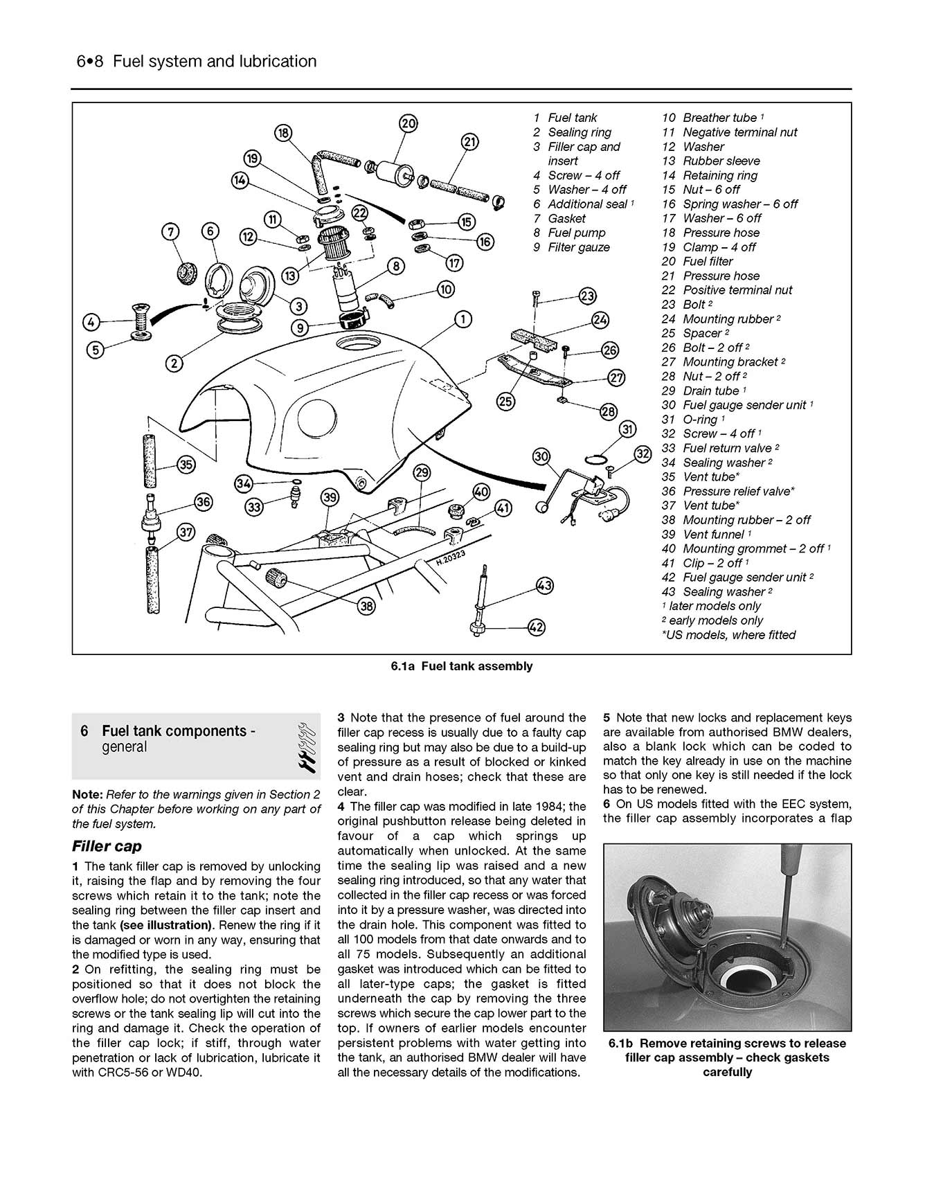 BMW K100 & 75 2-valve Models (1983-1996) Haynes Repair Manual
