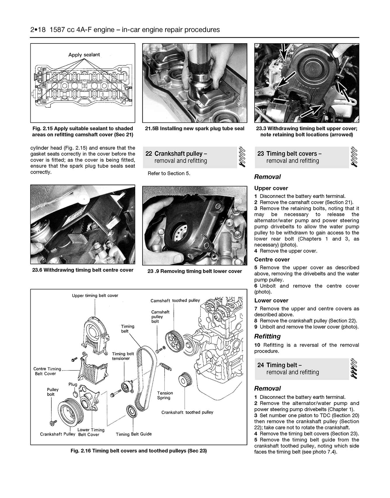 Toyota Corolla Petrol (Sept 1987-Aug 1992) Haynes Repair Manual