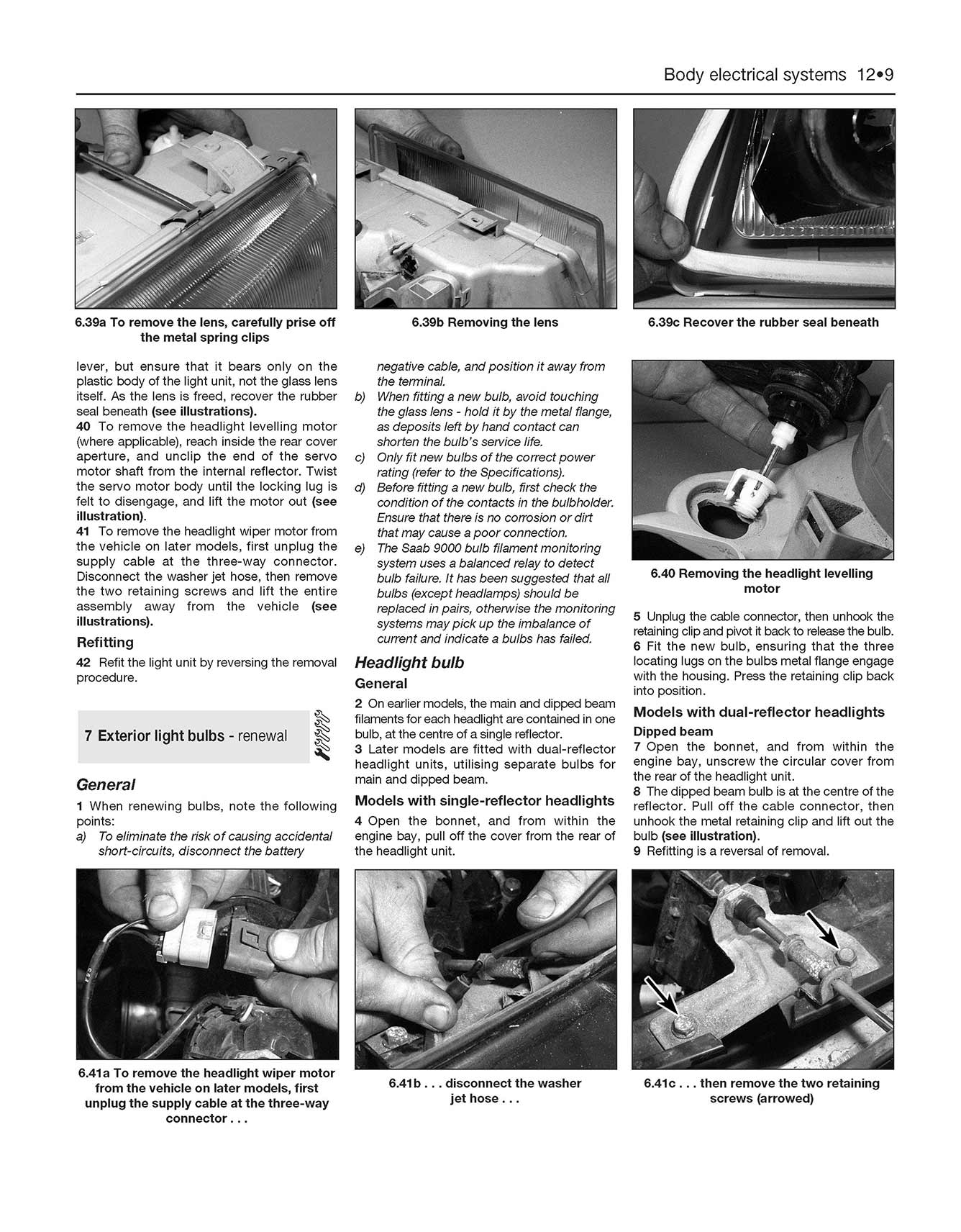 Saab 9000 (4-cyl) (1985-1998) Haynes Repair Manual