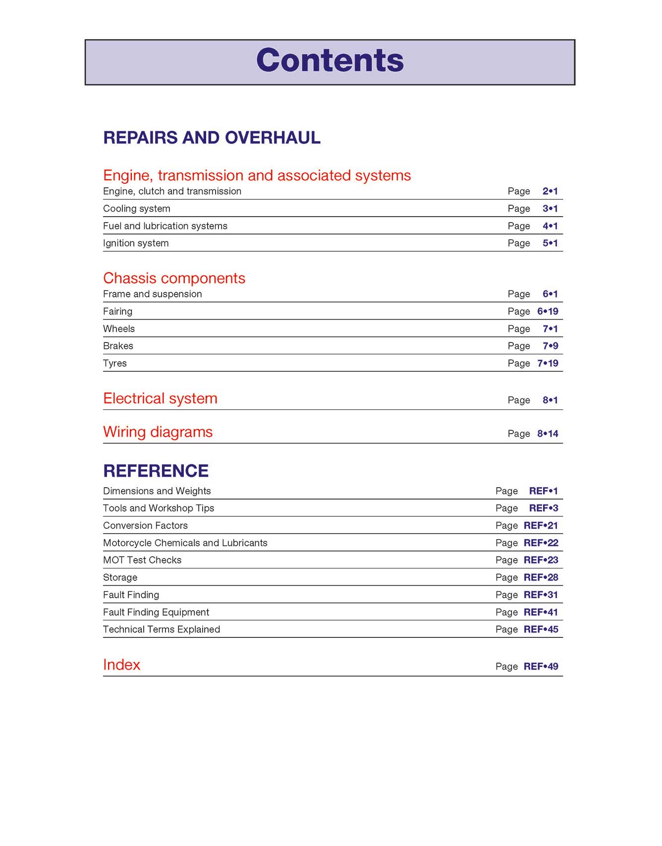 Honda CBR600F1 & 1000F Fours (1987-1996) Haynes Repair Manual