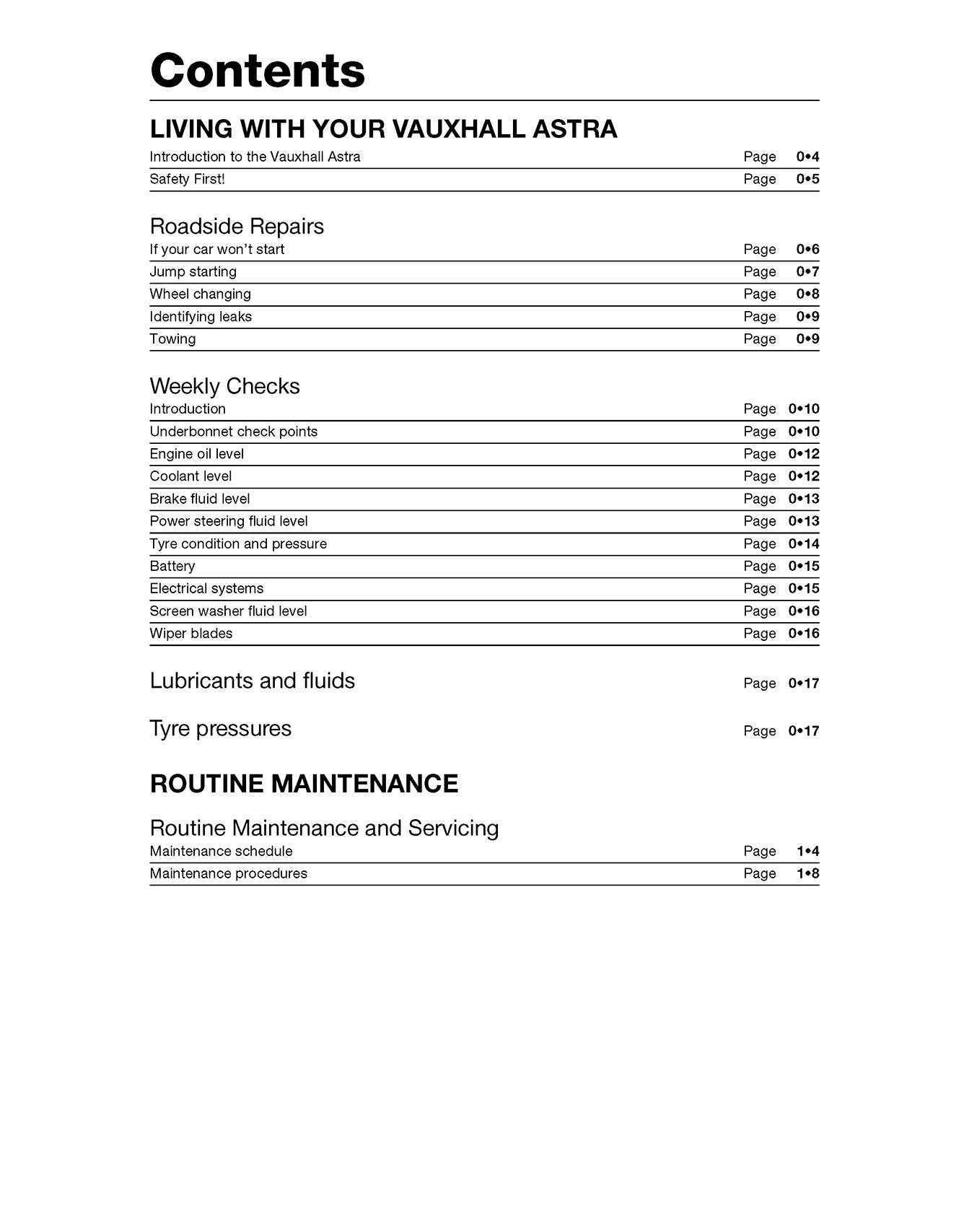 Vauxhall Astra Petrol (Oct 1991-Feb 1998) Haynes Repair Manual