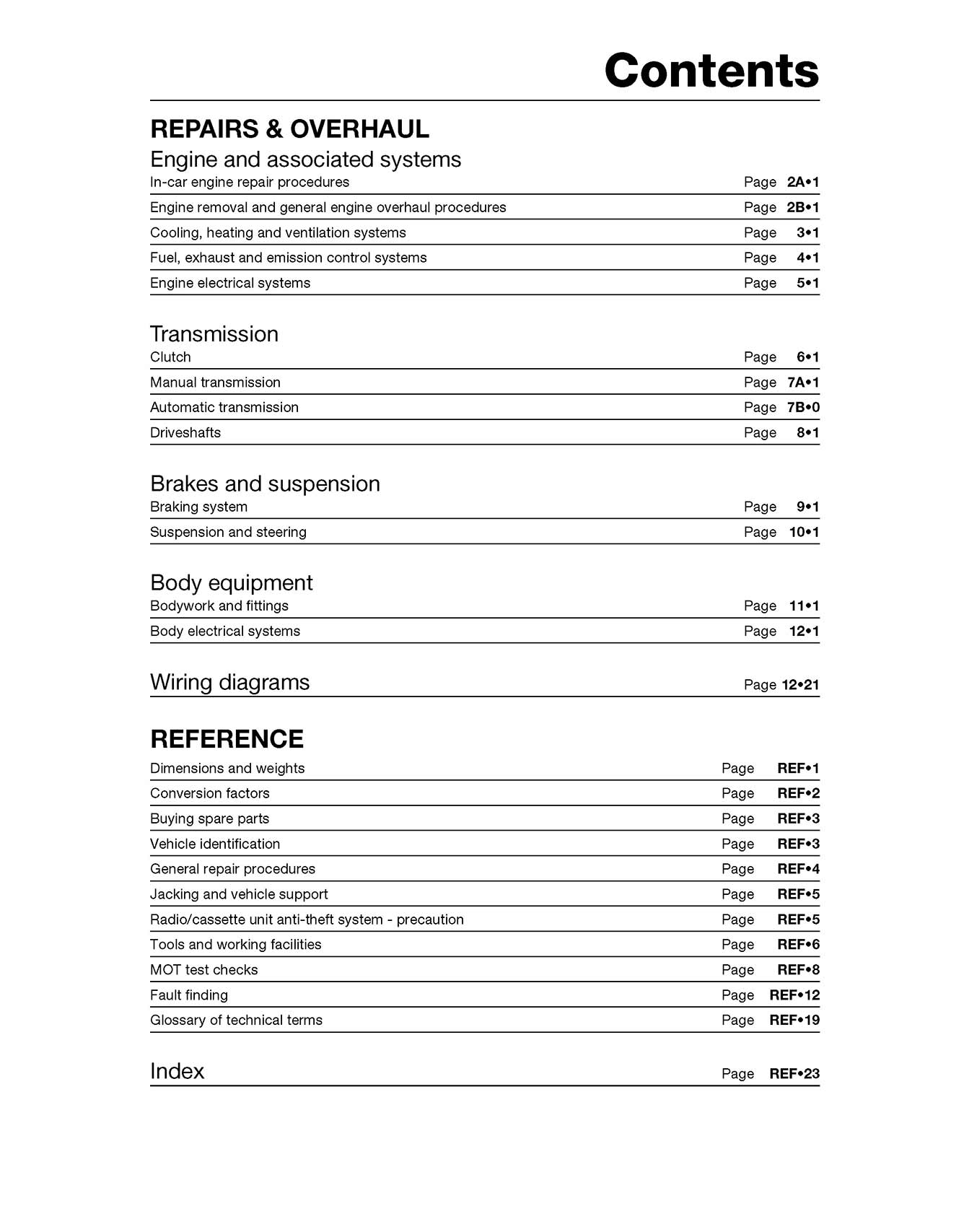 Citroen ZX Diesel (1991-1998) Haynes Repair Manual