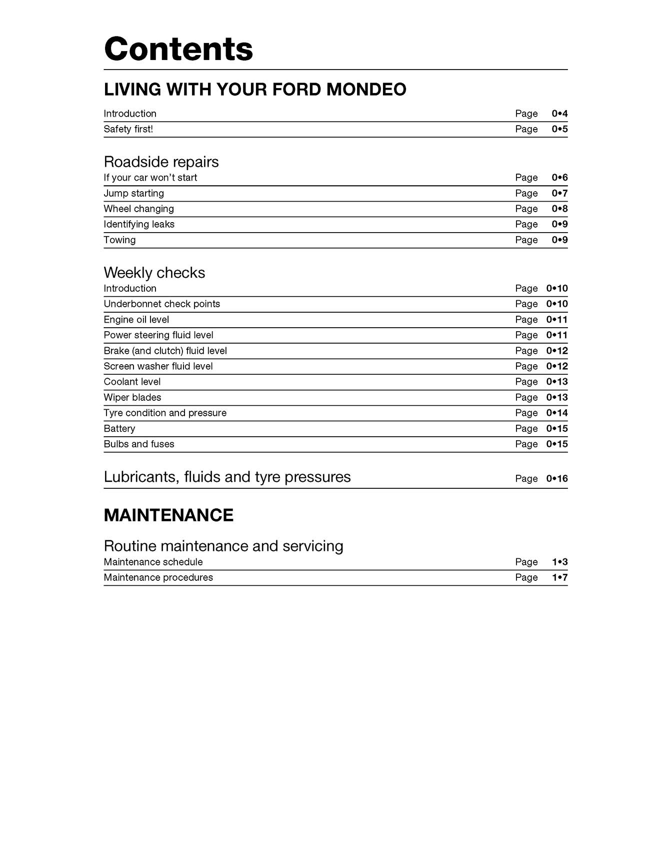 Ford Mondeo Petrol (1993-Sept 2000) Haynes Repair Manual