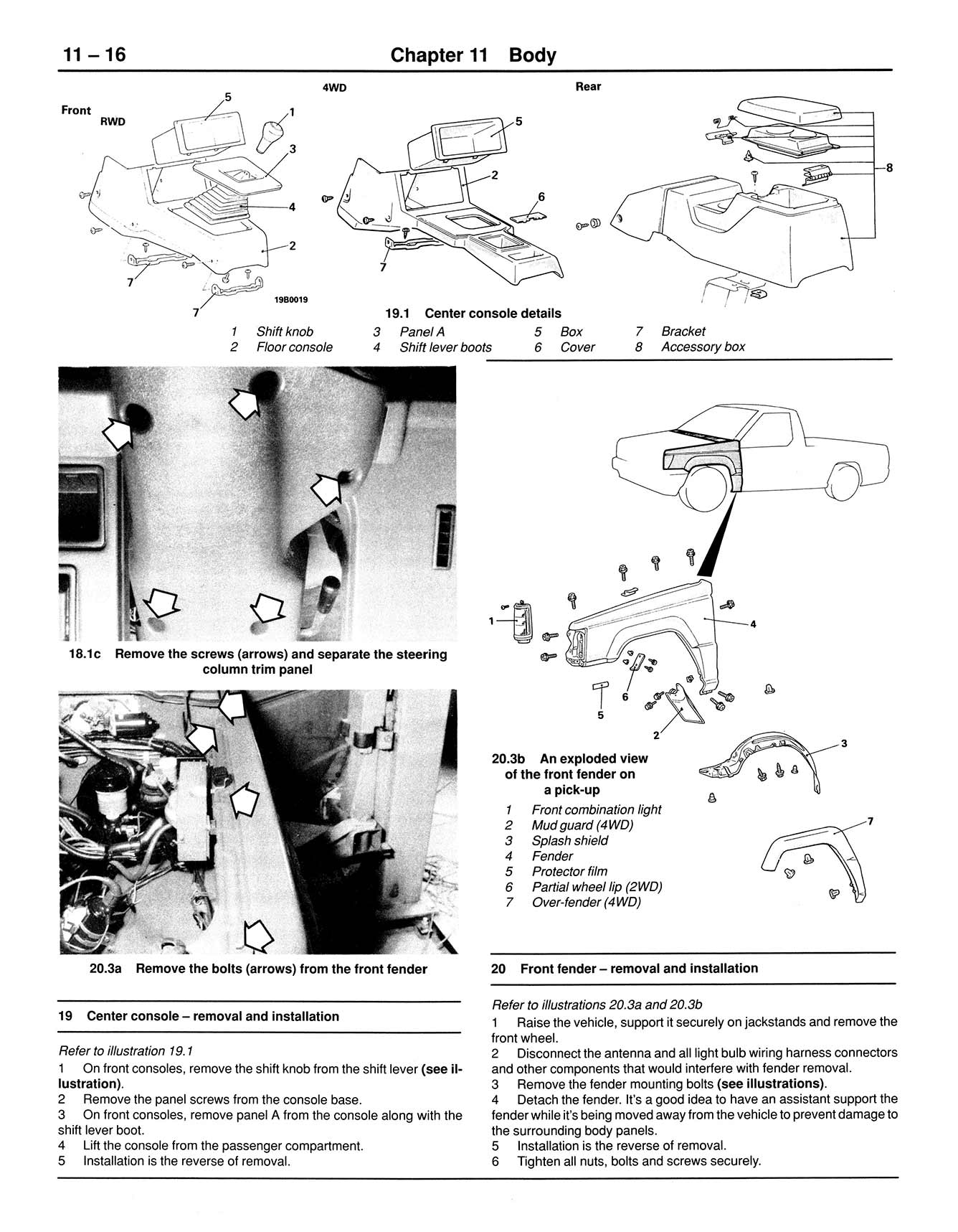 Mitsubishi Shogun & L200 Pick-Ups Petrol (1983-1994) Haynes Repair Manual