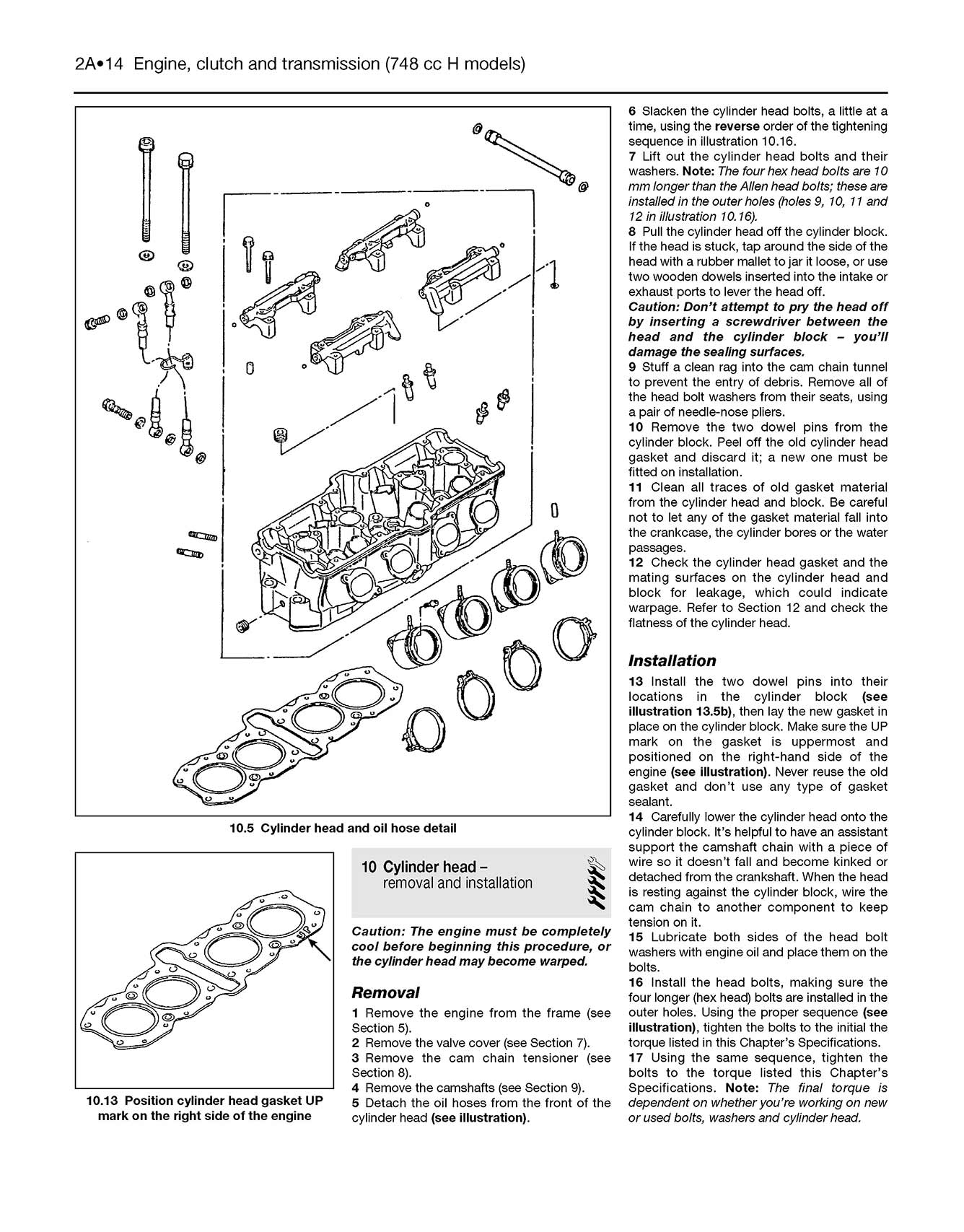 Kawasaki ZX750 (Ninja ZX-7 & ZXR750) Fours (1989-1996) Haynes Repair Manual