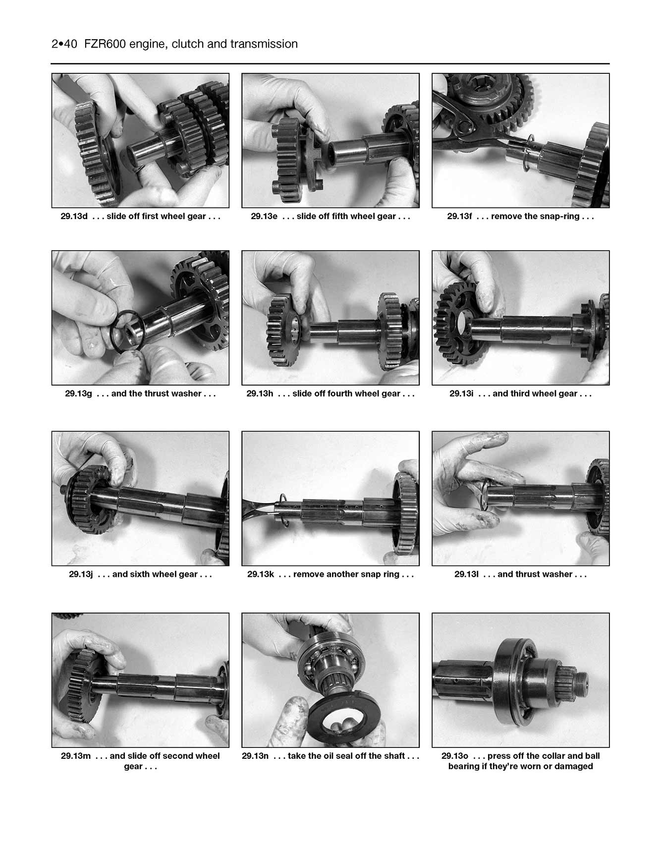 Yamaha FZR600, 750 & 1000 Fours (1987-1996) Haynes Repair Manual