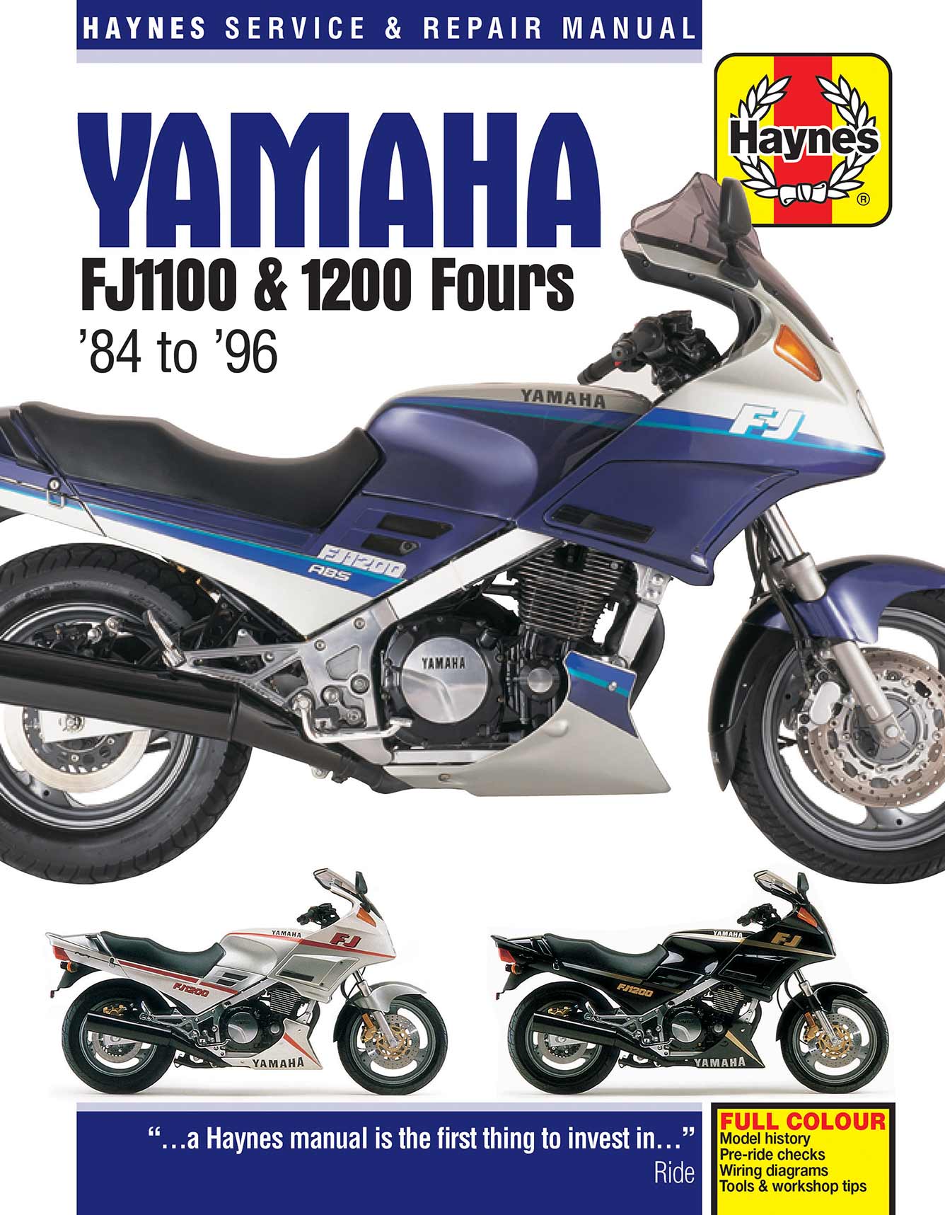 Yamaha FJ1100 & 1200 Fours (1984-1996) Haynes Repair Manual
