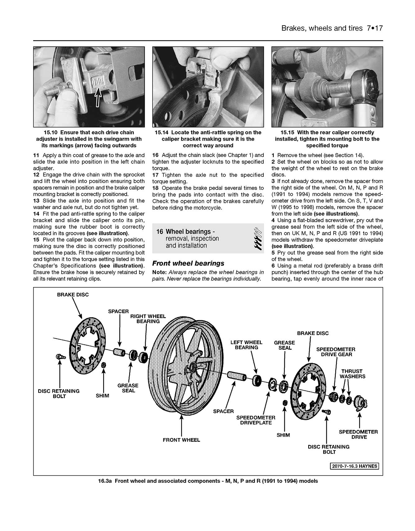Honda CBR600F2 & F3 Fours (1991-1998) Haynes Repair Manual