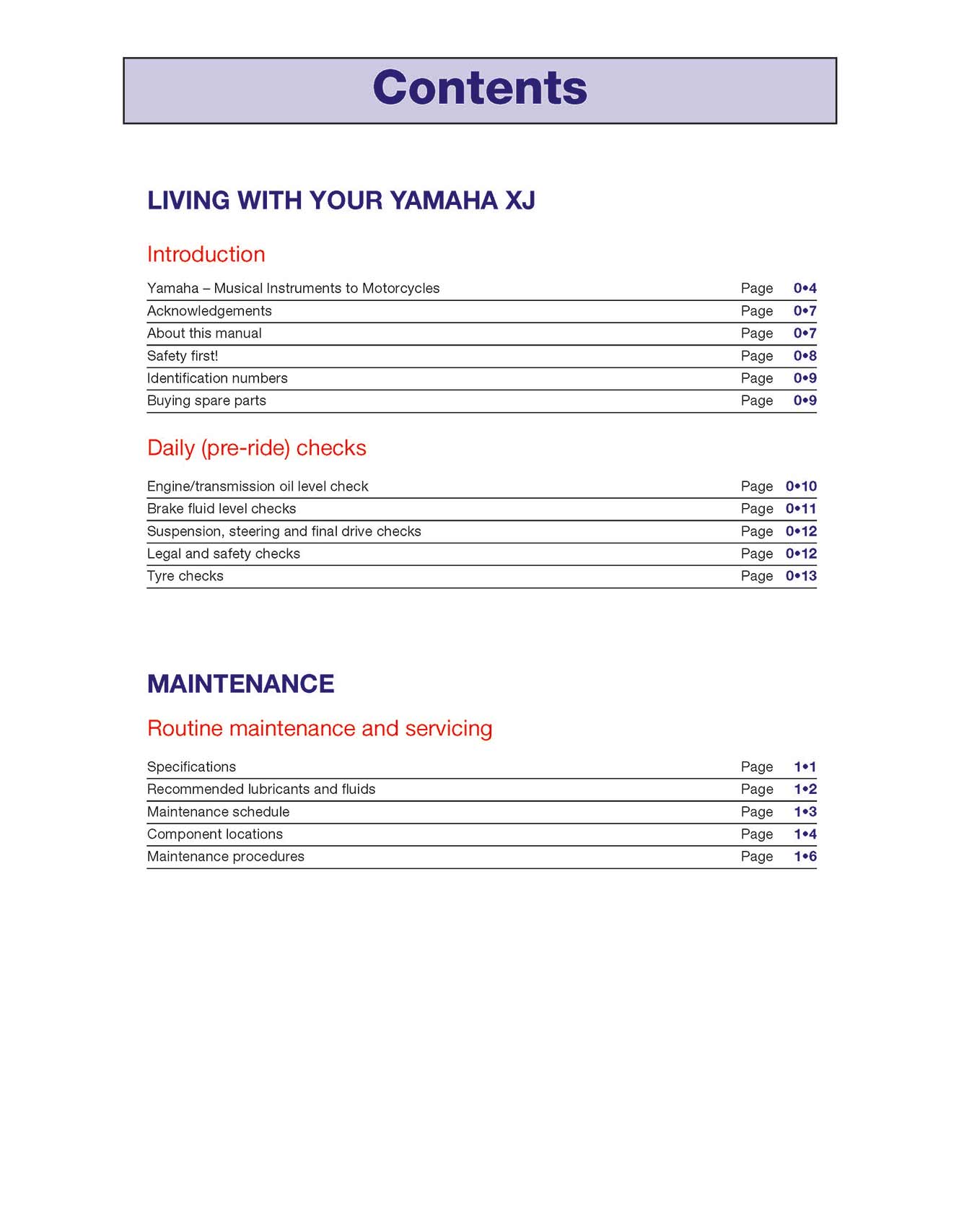 Yamaha XJ600S (Diversion, Seca II) & XJ600N Fours (1992-2003) Haynes Repair Manual