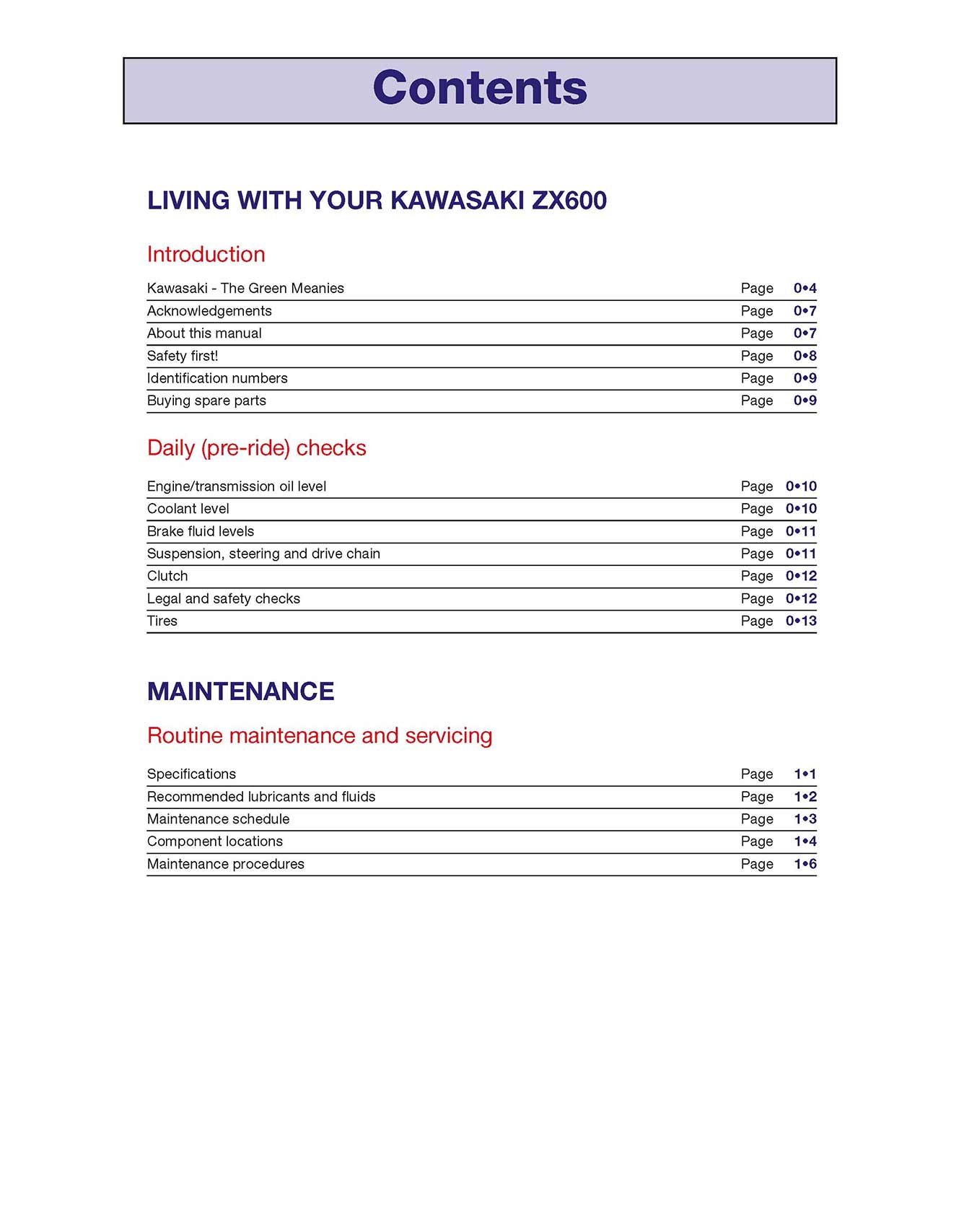 Kawasaki ZX600 (ZZ-R600 & Ninja ZX6) (1990-2006) Haynes Repair Manual