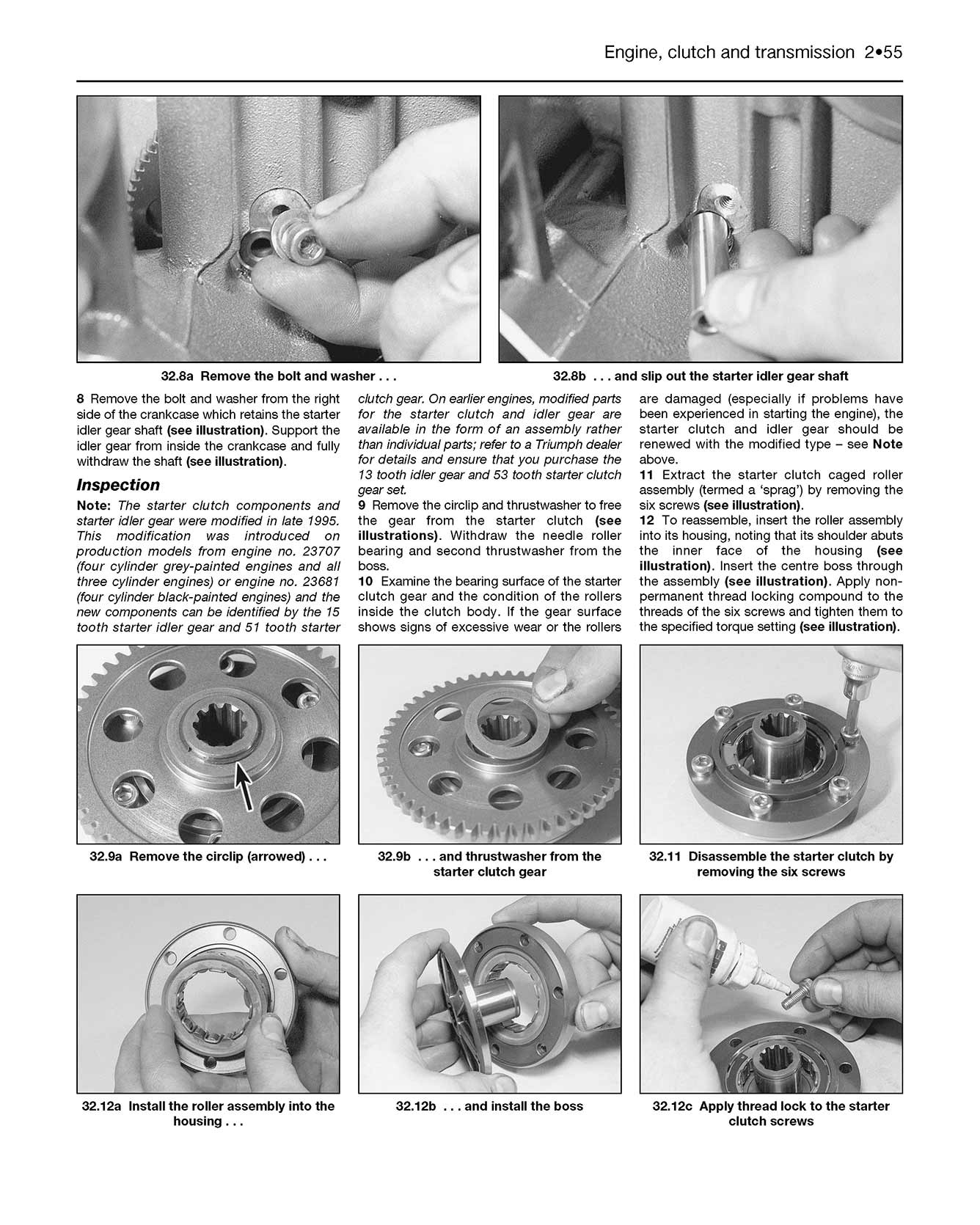 Triumph Triples & Fours (carburettor engines) (1991-2004) Haynes Repair Manual Printed Book Look Inside Featured Image