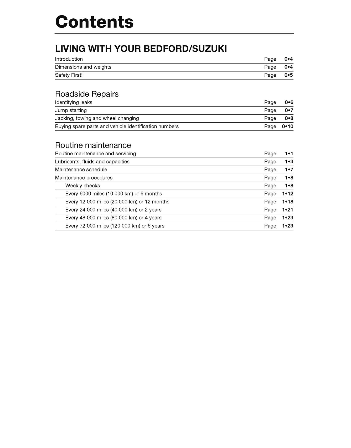 Bedford/Vauxhall Rascal & Suzuki Supercarry (1986-Oct 1994) Haynes Repair Manual