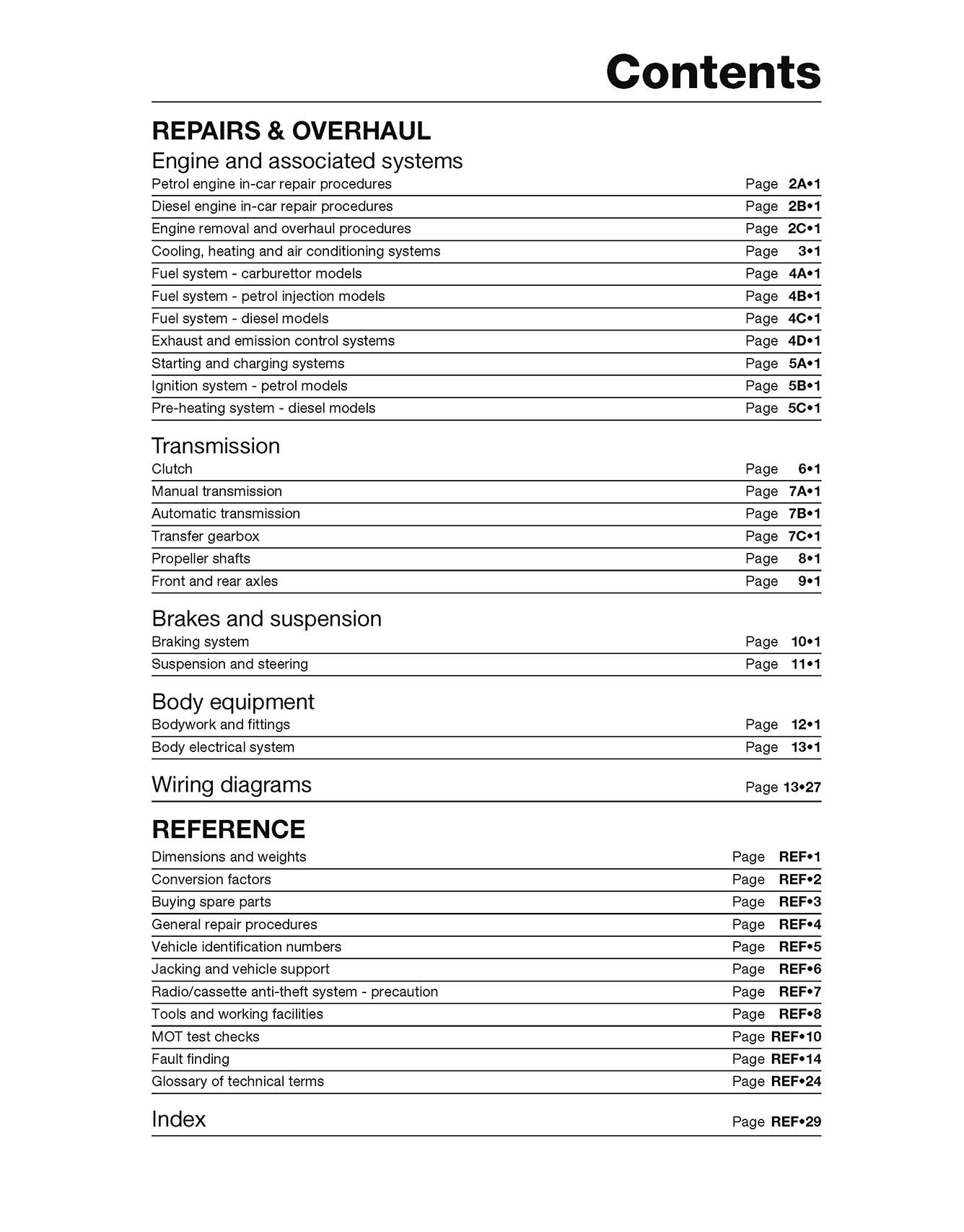 Land Rover Discovery Petrol & Diesel (1989-1998) Haynes Repair Manual