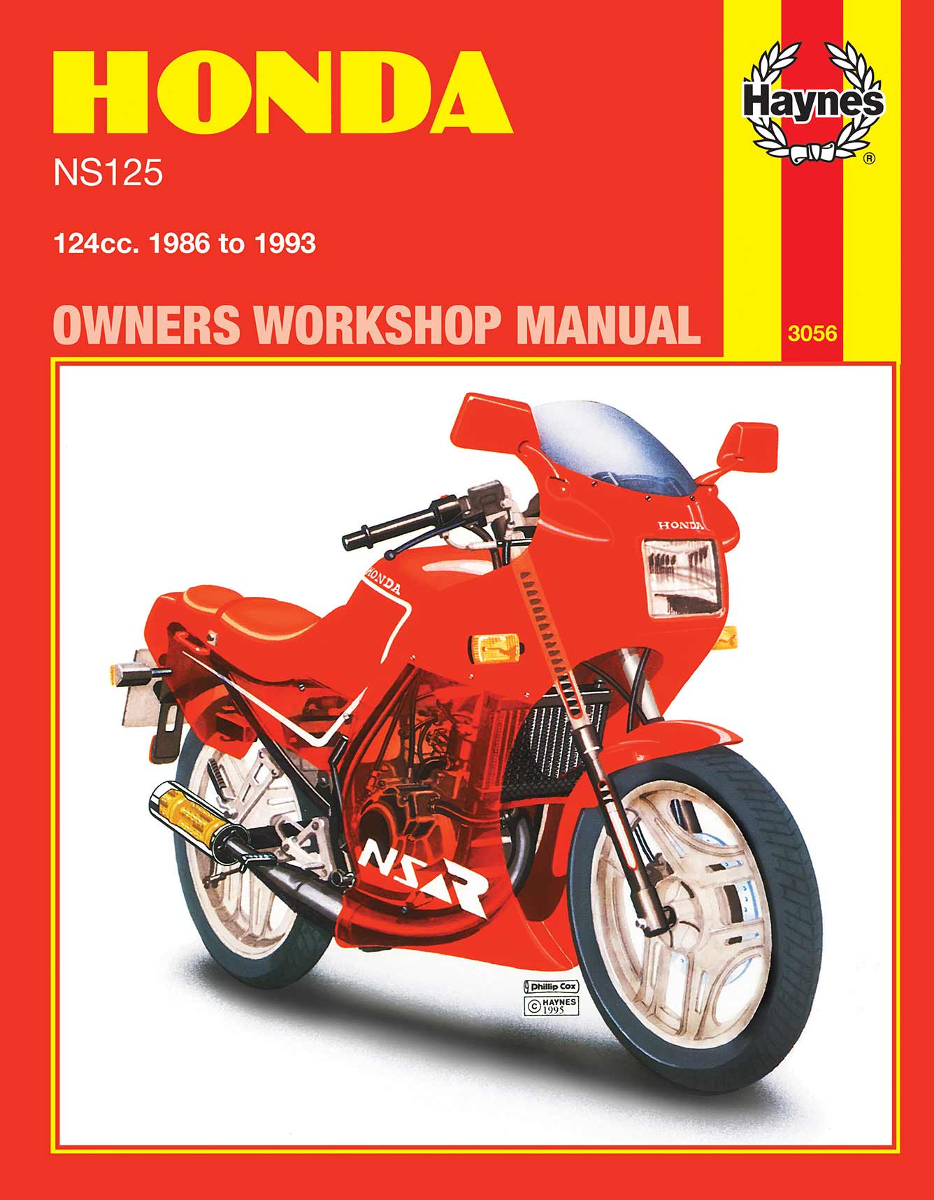 Honda NS125 (1986-1993) Haynes Repair Manual Printed Book Front Cover