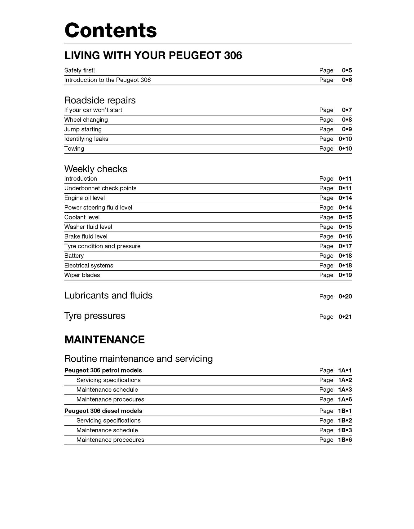 Peugeot 306 Petrol & Diesel (1993-2002) Haynes Repair Manual