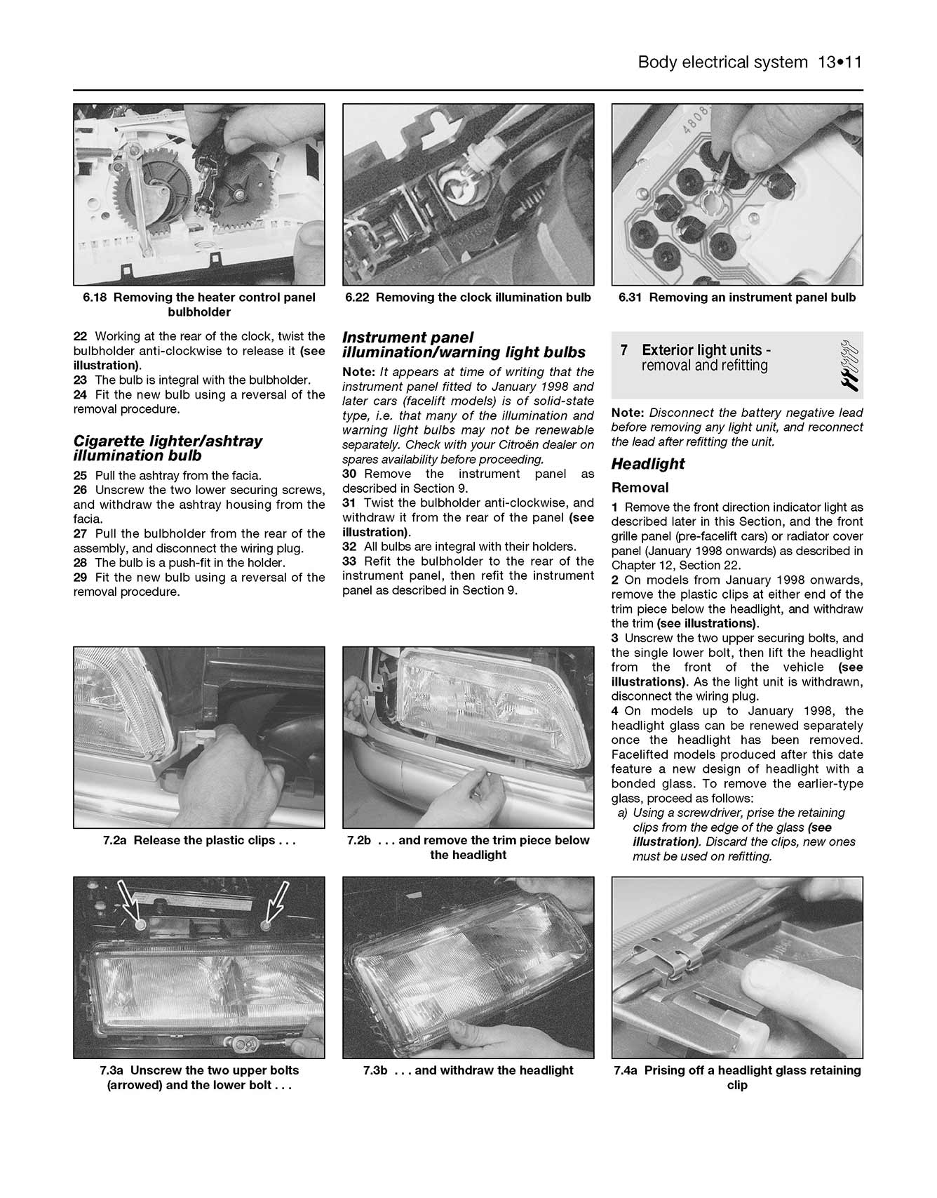Citroen Xantia Petrol & Diesel (1993-2001) Haynes Repair Manual